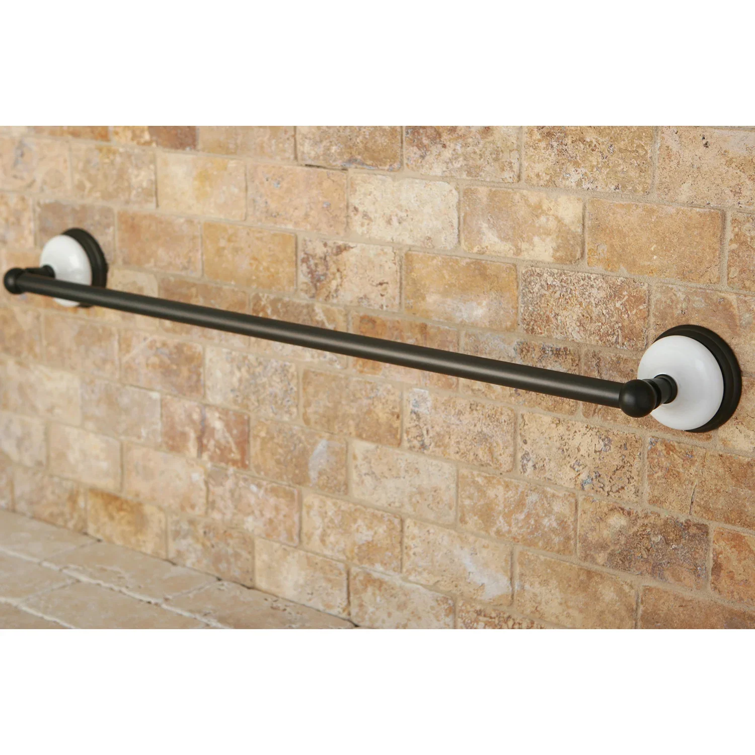 Kingston Brass Victorian 24" Single Towel Bar, Oil Rubbed Bronze (BA1111ORB) - Image 2