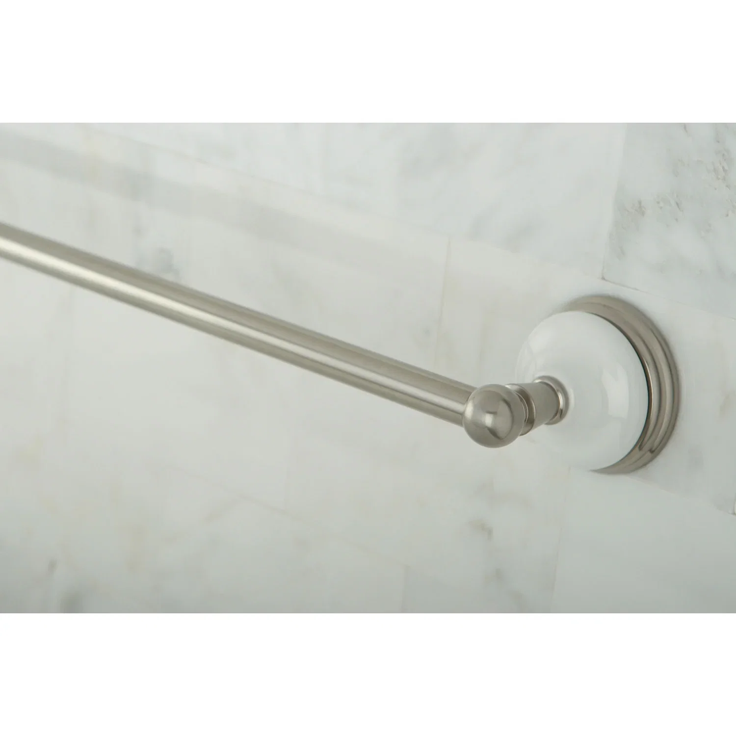 Kingston Brass Victorian 24" Single Towel Bar, Brushed Nickel (BA1111SN) - Image 3