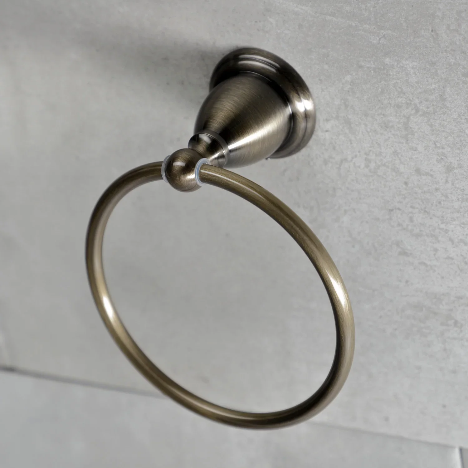 Kingston Brass Heritage 6" Towel Ring, Antique Brass (BA1754AB) - Image 2