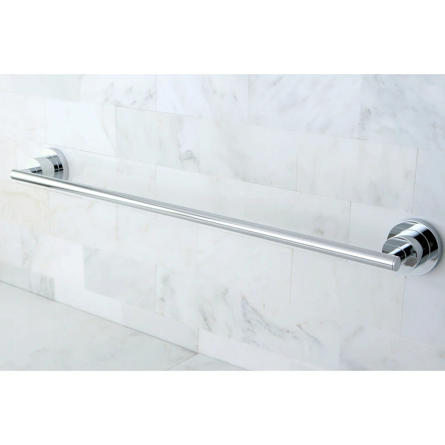 Kingston Brass Concord 24" Single Towel Bar, Polished Chrome (BA8211C) - Image 2