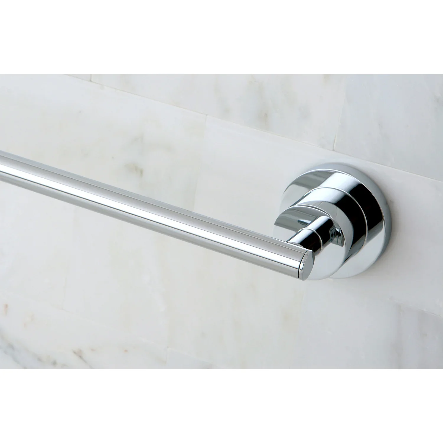 Kingston Brass Concord 24" Single Towel Bar, Polished Chrome (BA8211C) - Image 3