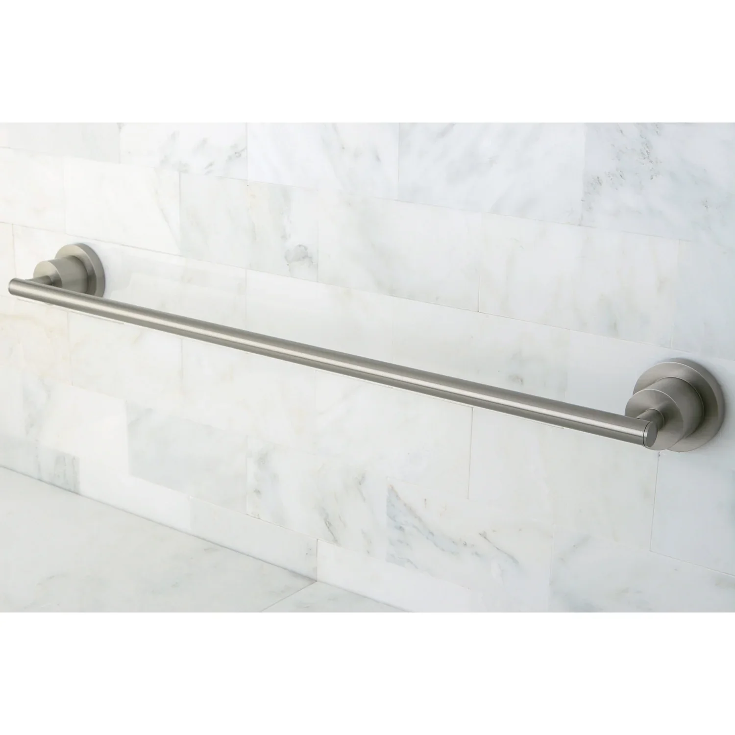 Kingston Brass Concord 24" Single Towel Bar, Brushed Nickel (BA8211SN) - Image 2