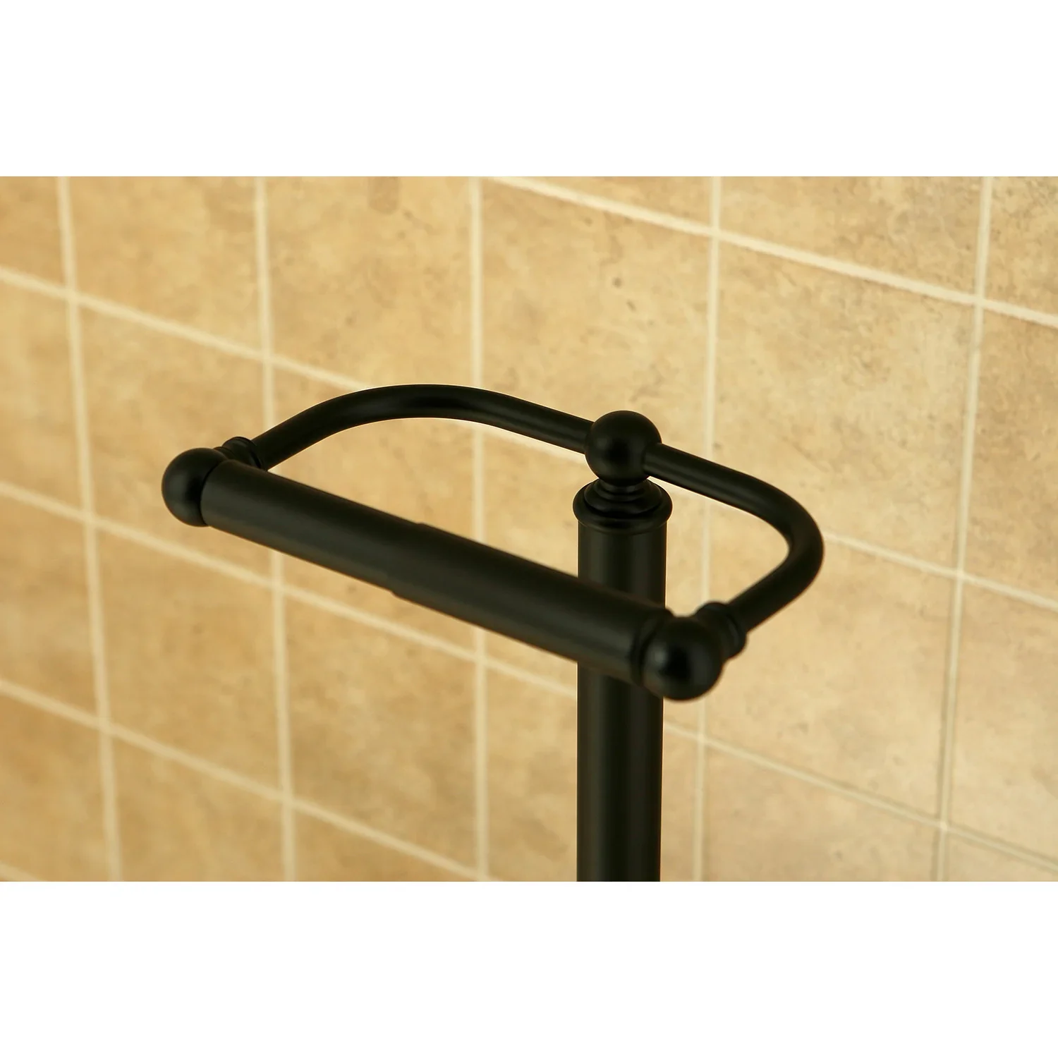 Kingston Brass Vintage Freestanding Toilet Paper Holder, Oil Rubbed Bronze (CC2005) - Image 2