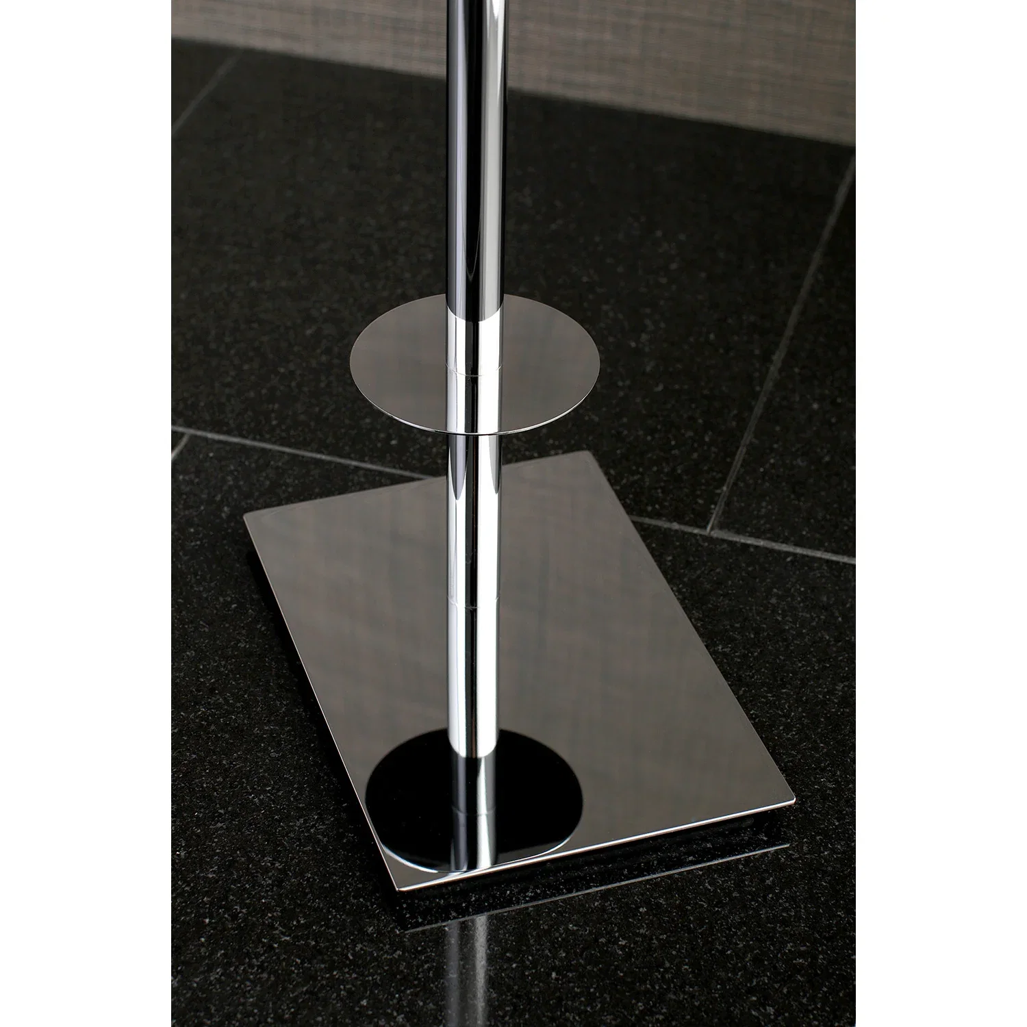 Kingston Brass Claremont Freestanding Toilet Paper Holder, Polished Chrome (CC8001) - Image 4