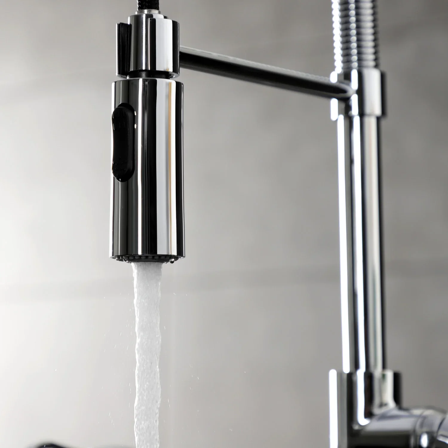 Kingston Brass Gourmetier Continental Single-Handle Deck-Mount Pre-Rinse Kitchen Faucet, Polished Chrome (LS8771CTL) - Image 7
