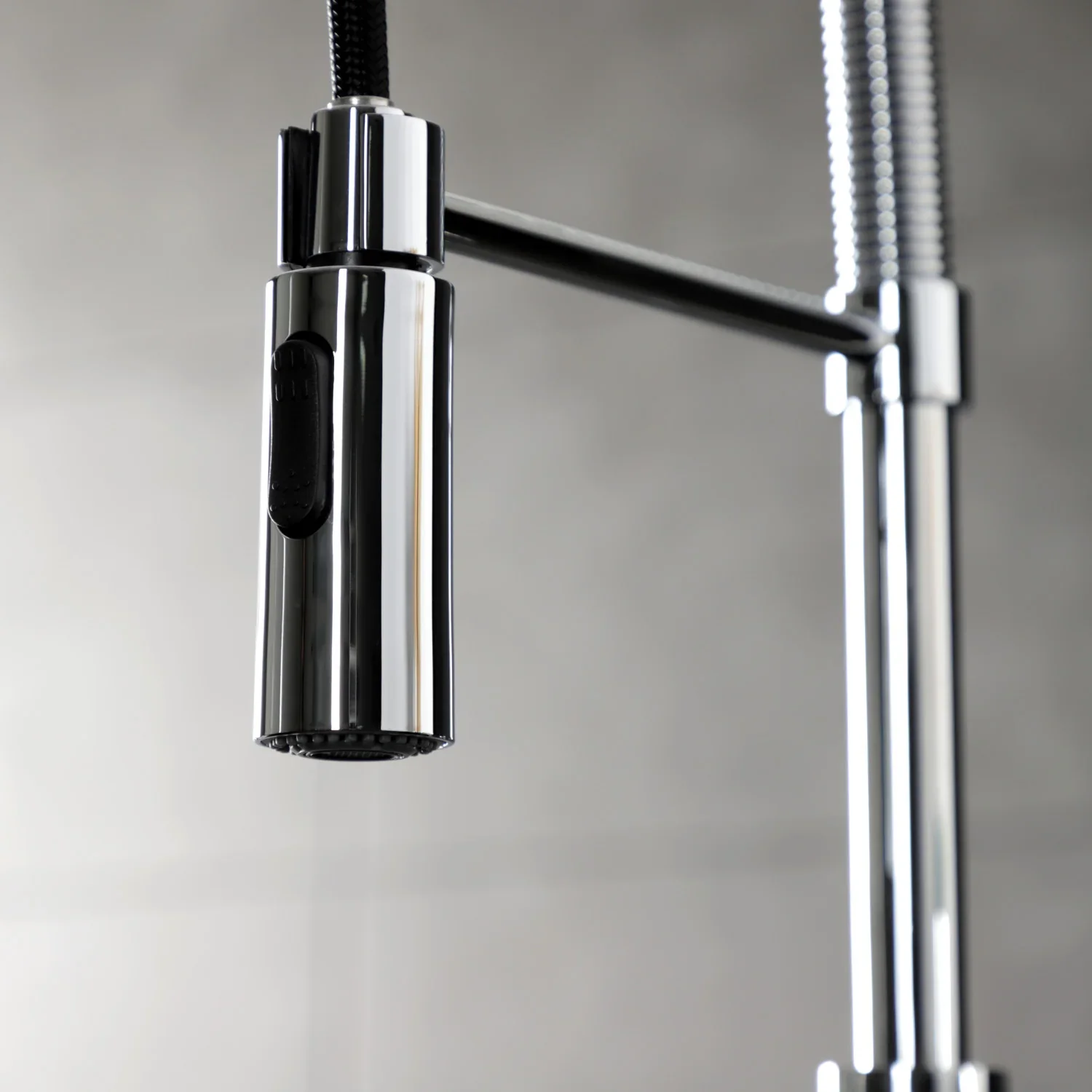 Kingston Brass Gourmetier Continental Single-Handle Deck-Mount Pre-Rinse Kitchen Faucet, Polished Chrome (LS8771CTL) - Image 8
