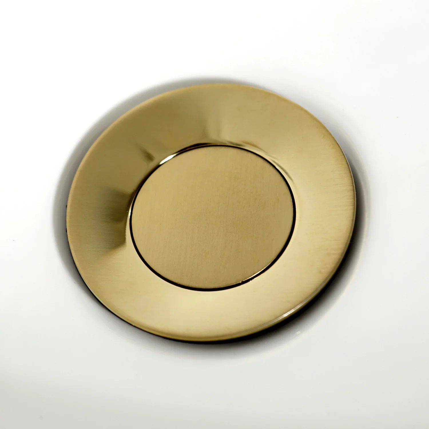 Kingston Brass Victorian Three-Handle Bidet Faucet with Brass Pop-Up, Brushed Brass (KB327AL) - Image 9