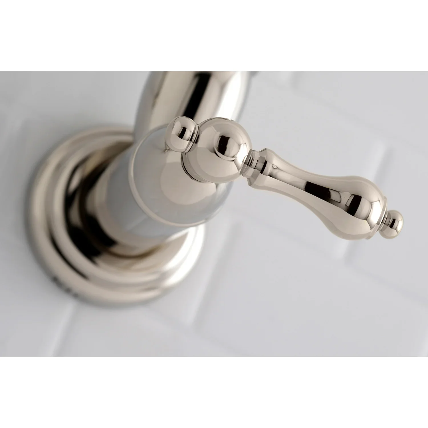 Kingston Brass Restoration Wall Mount Pot Filler Faucet, Polished Nickel (KS3106AL) - Image 3