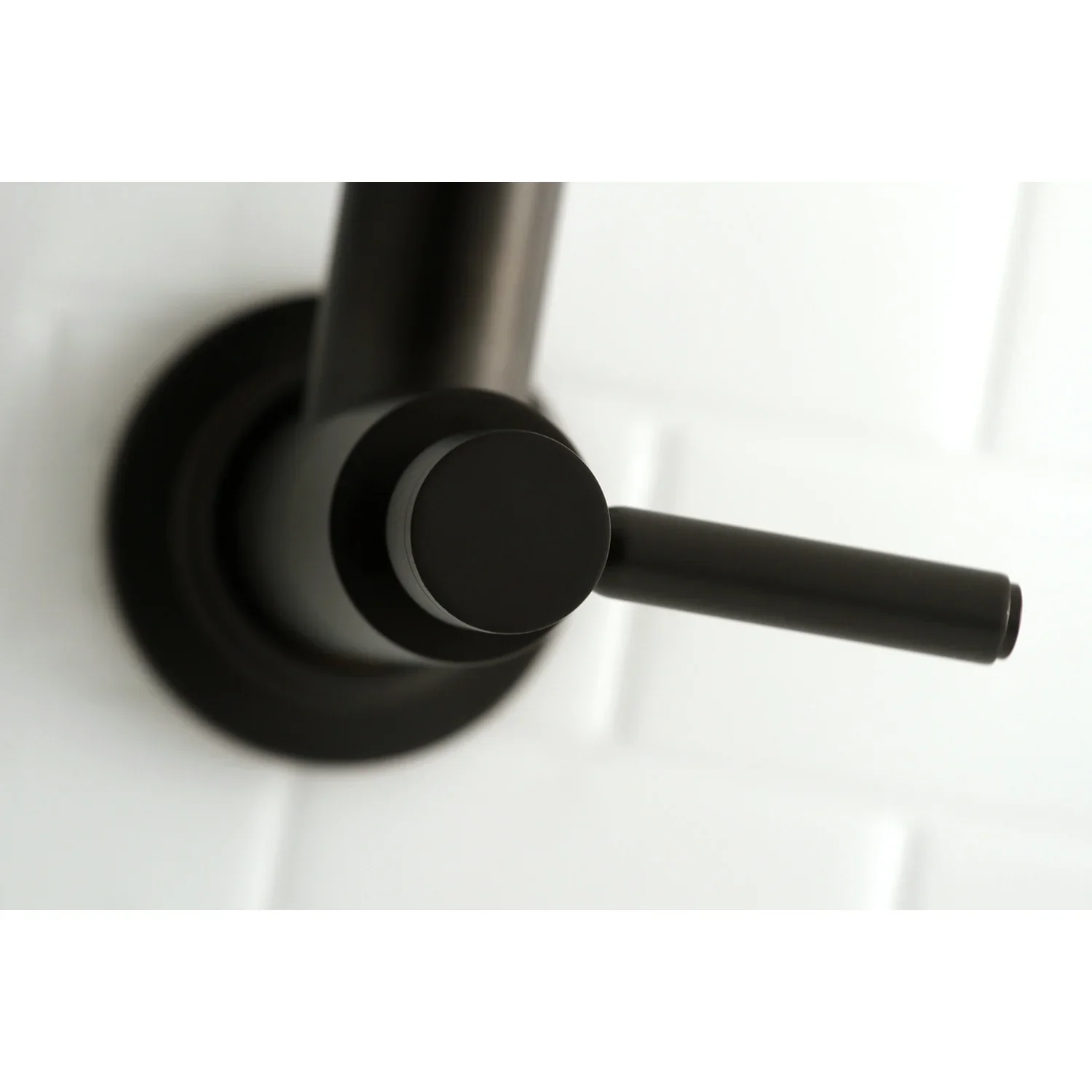 Kingston Brass Concord Wall Mount Pot Filler Faucet, Matte Black (KS8100DL) - Image 5