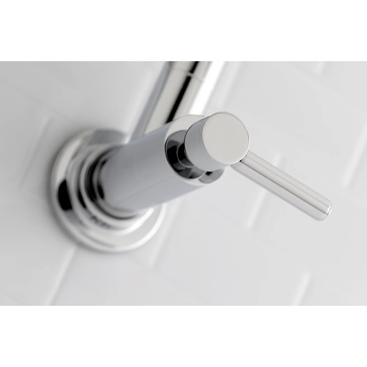 Kingston Brass Concord Wall Mount Pot Filler Faucet, Polished Chrome (KS8101DL) - Image 3