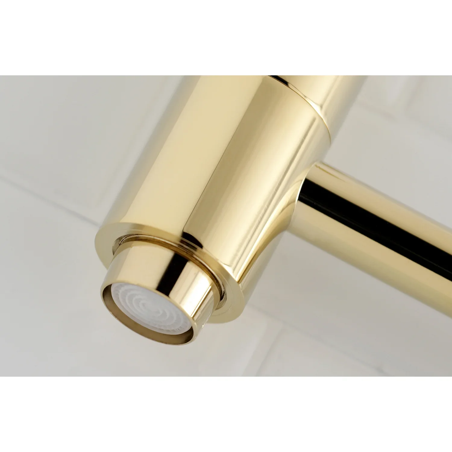 Kingston Brass Concord Wall Mount Pot Filler Faucet, Polished Brass (KS8102DL) - Image 4