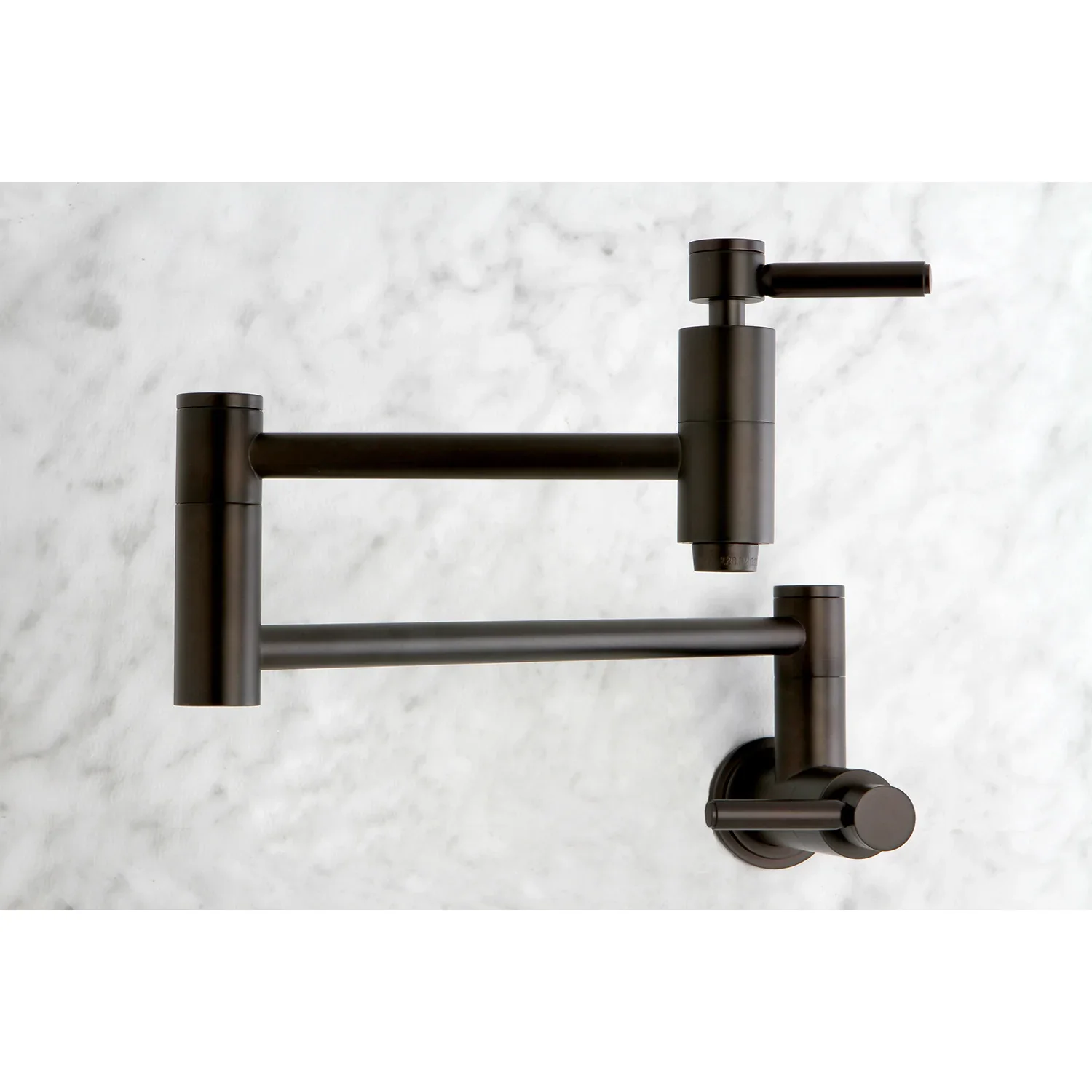 Kingston Brass Concord Wall Mount Pot Filler Faucet, Oil Rubbed Bronze (KS8105DL) - Image 2