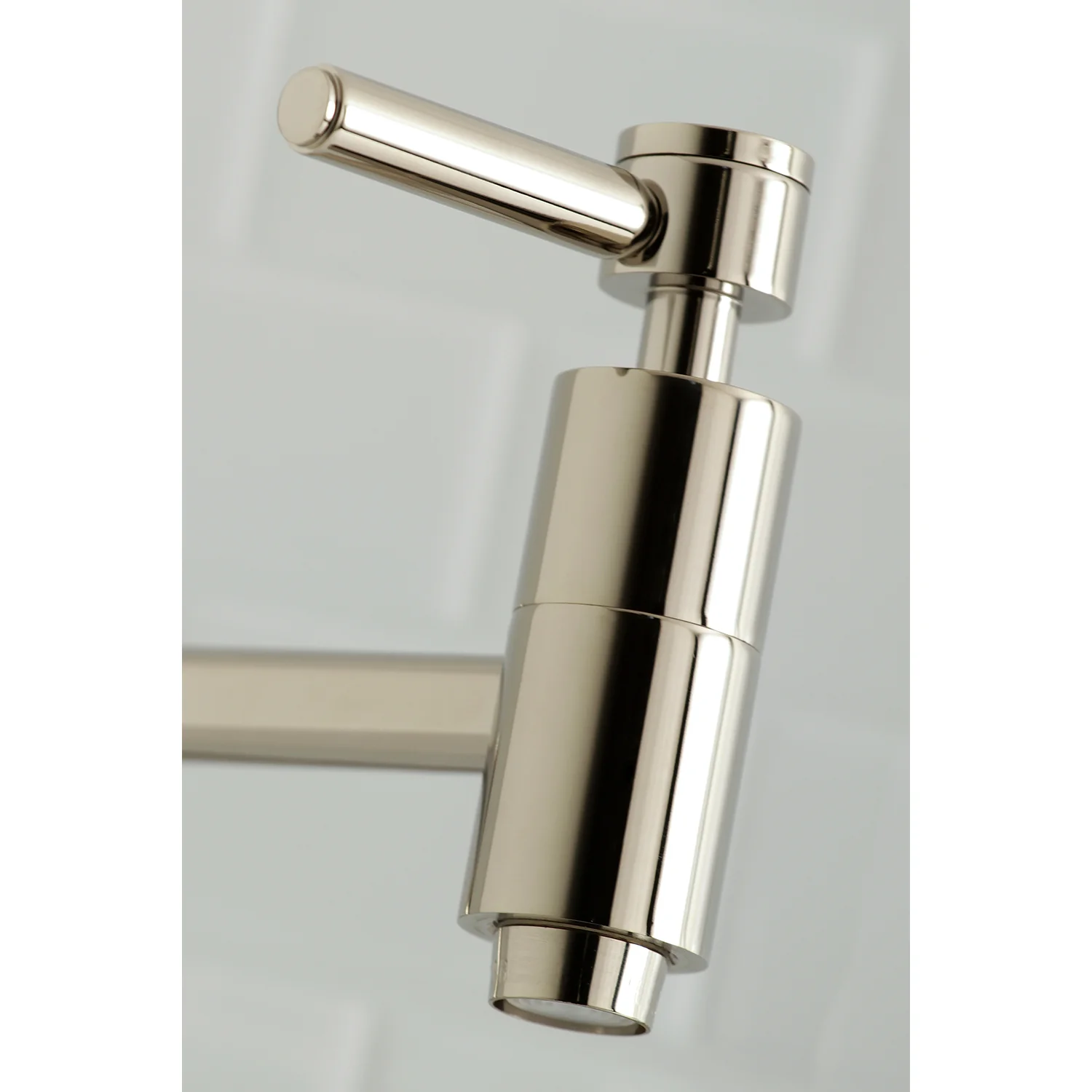 Kingston Brass Concord Wall Mount Pot Filler Faucet, Polished Nickel (KS8106DL) - Image 4