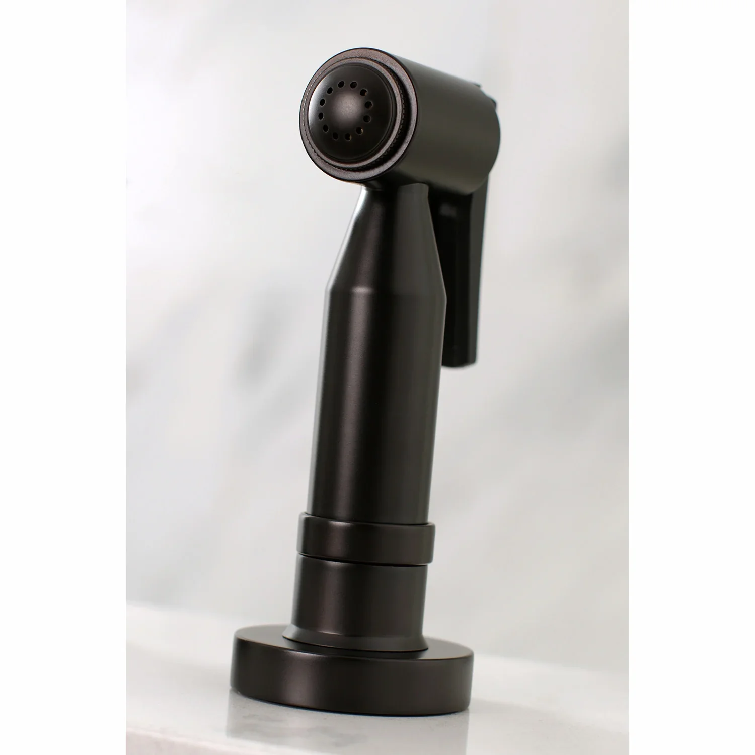 Kingston Brass Concord Bridge Kitchen Faucet with Brass Side Sprayer, Oil Rubbed Bronze (KS8285DLBS) - Image 6