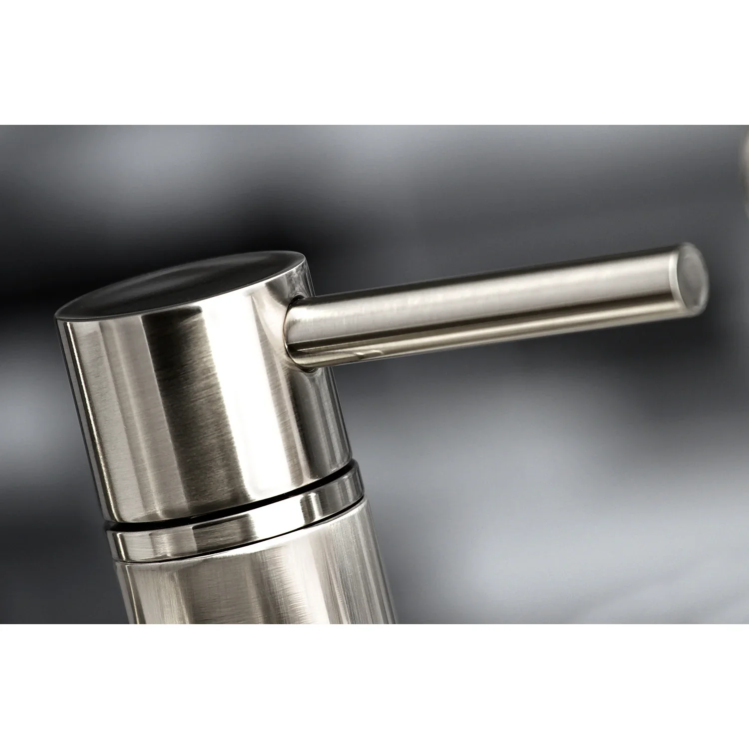 Kingston Brass Concord Bridge Kitchen Faucet with Brass Side Sprayer, Brushed Nickel (KS8288DLBS) - Image 10