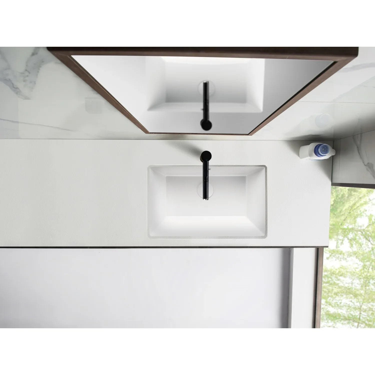 Kingston Brass Castillo 21-1/8" Ceramic Rectangular Undermount Bathroom Sink, White (LB21137) - Image 2