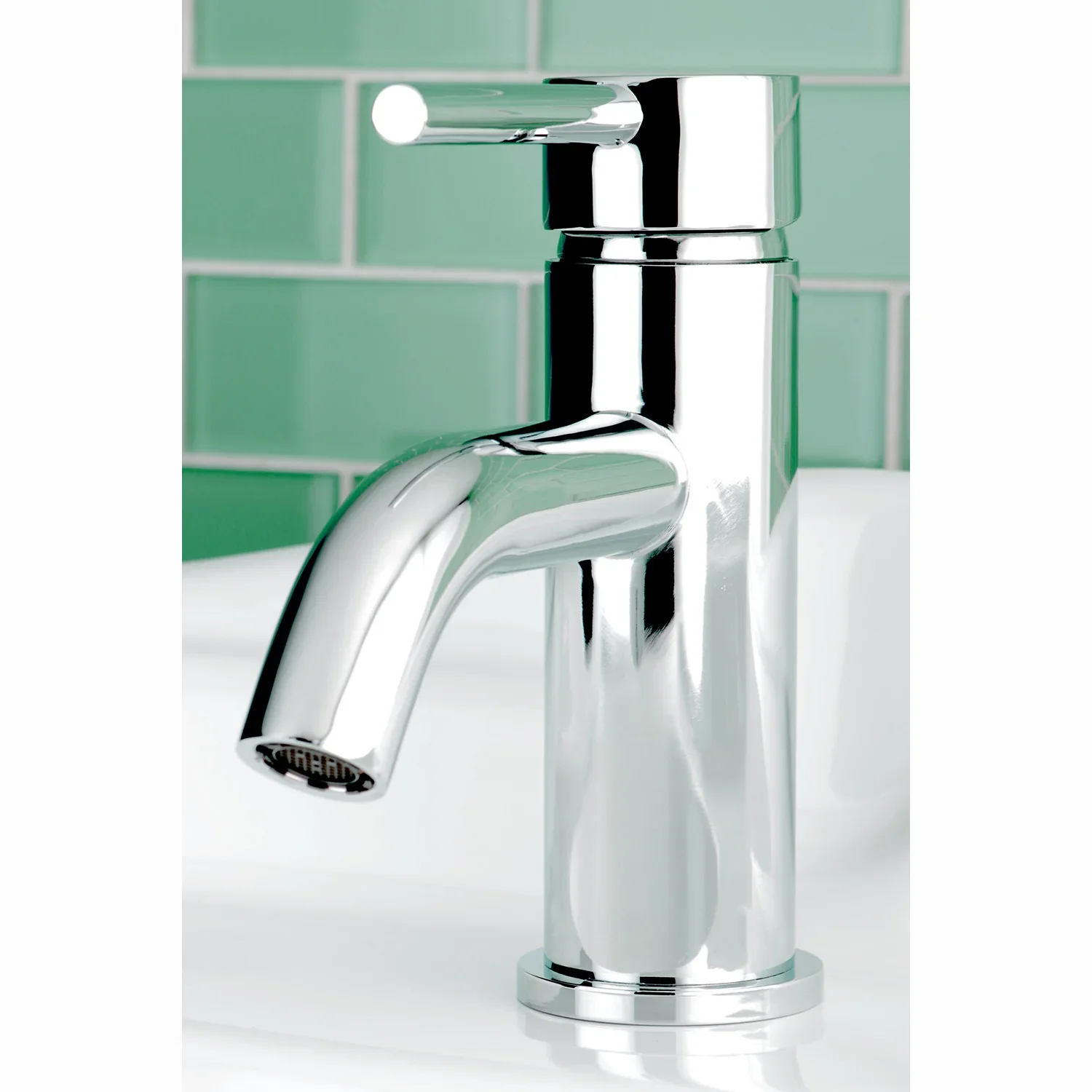 Kingston Brass Concord One-Handle Single-Hole Bathroom Faucet with Push Pop-Up Drain, Polished Chrome (LS8221DL) - Image 3