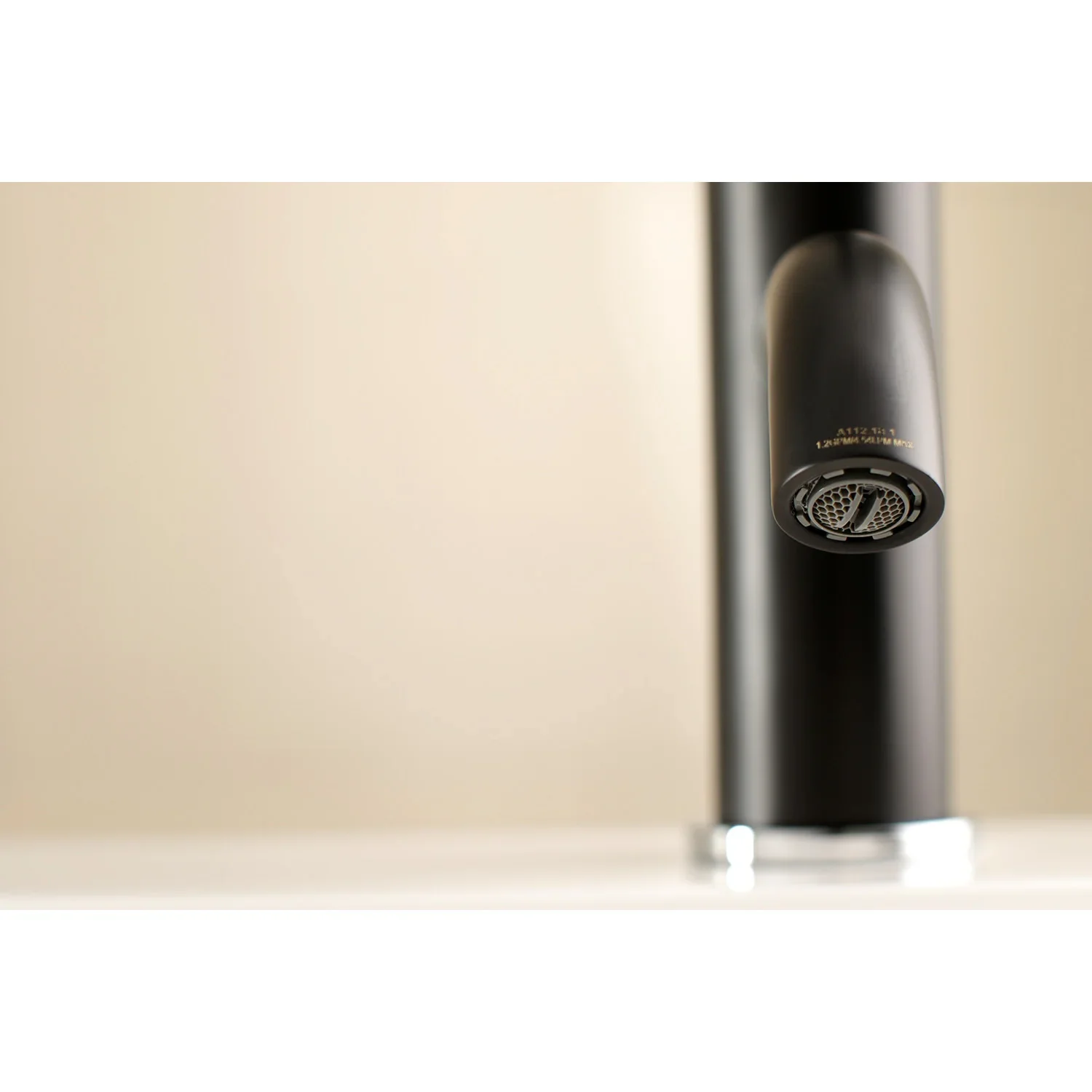 Kingston Brass Concord One-Handle Single-Hole Bathroom Faucet with Push Pop-Up Drain, Matte Black/Polished Chrome (LS8227DL) - Image 7