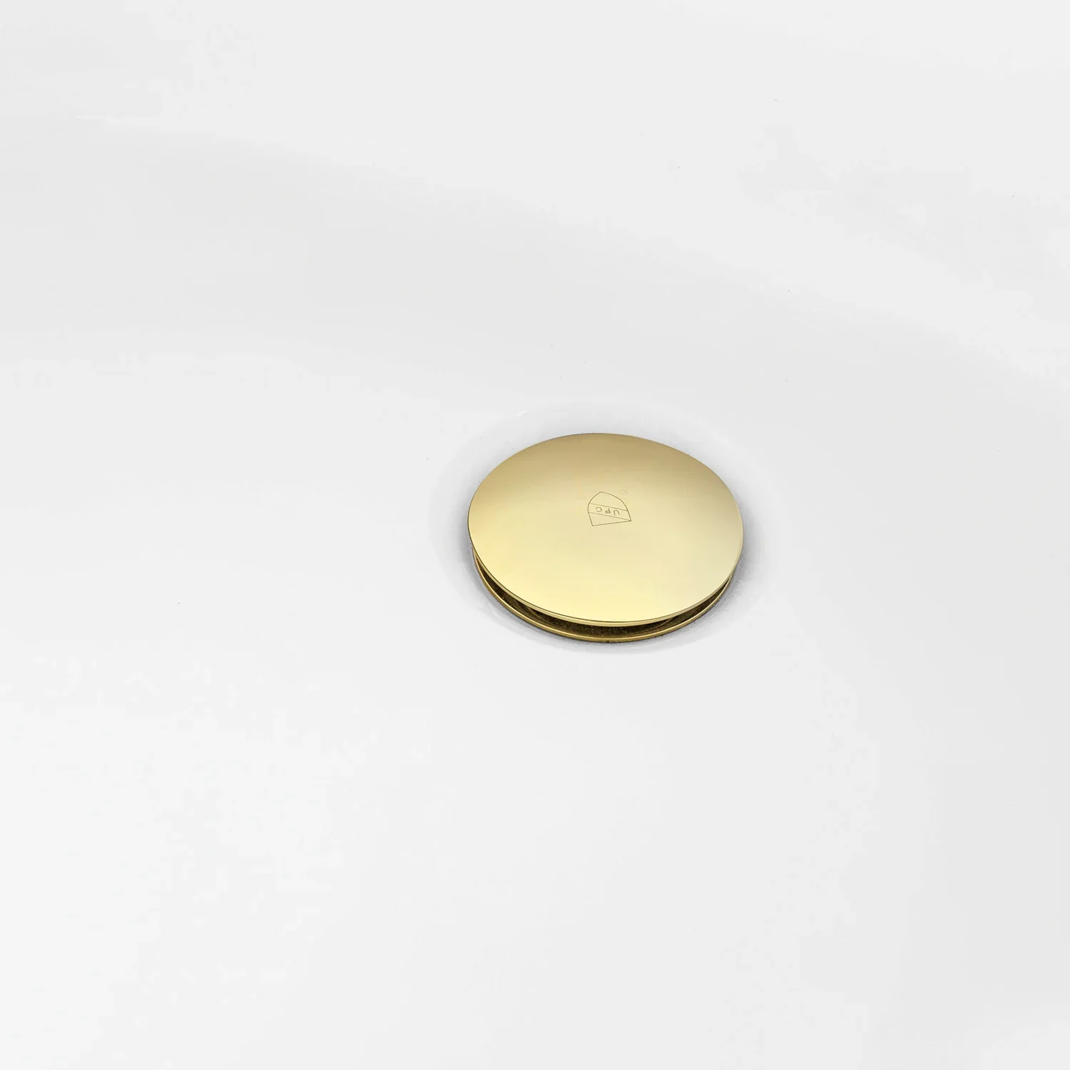 Kingston Brass 55" Acrylic Oval Double Ended Freestanding Tub with Drain, Glossy White/Polished Brass (VT7DE552823C422) - Image 4