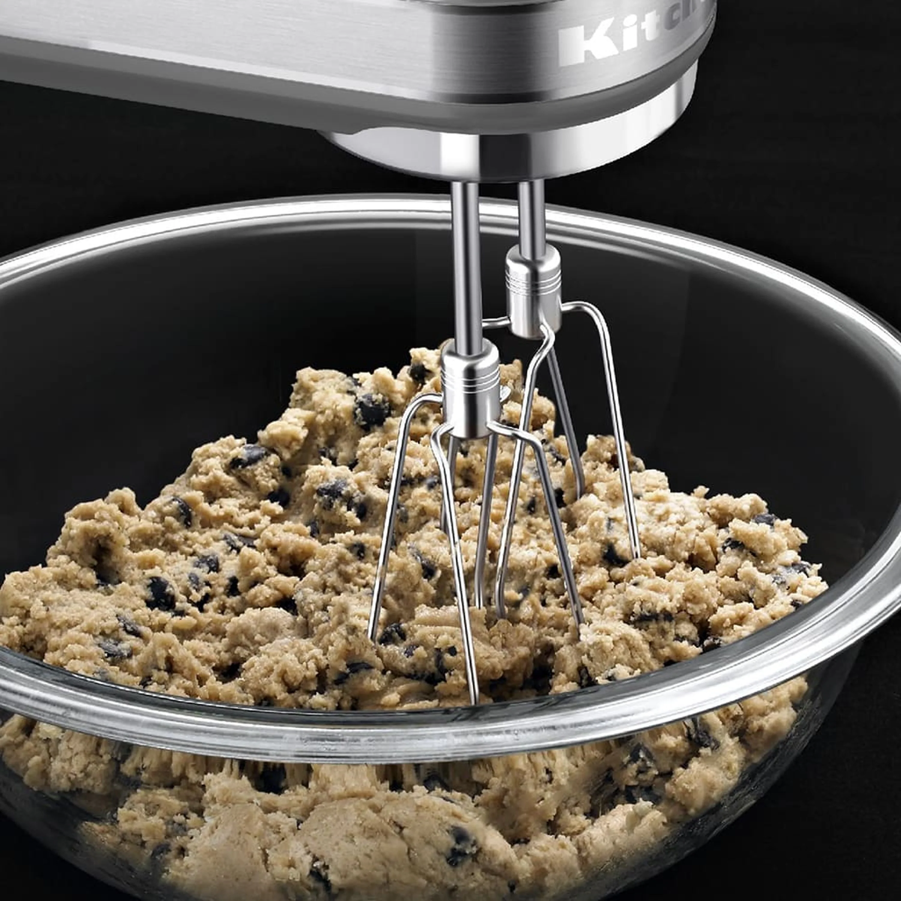 KitchenAid 7-Speed Hand Mixer - Stainless Steel Turbo Beater (KHM7210CU) - Image 2