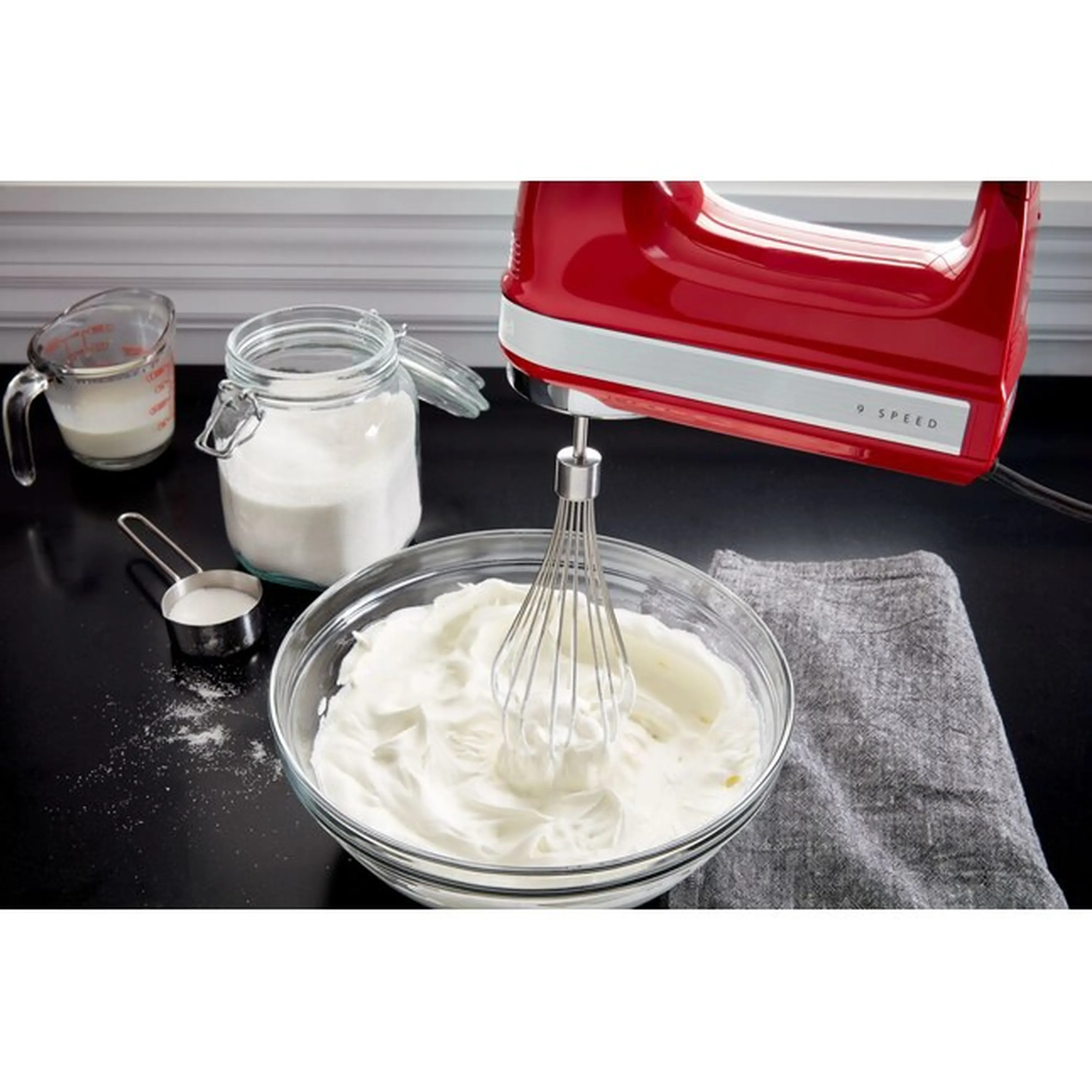 KitchenAid 7-Speed Hand Mixer - Stainless Steel Turbo Beater (KHM7210ER) - Image 2