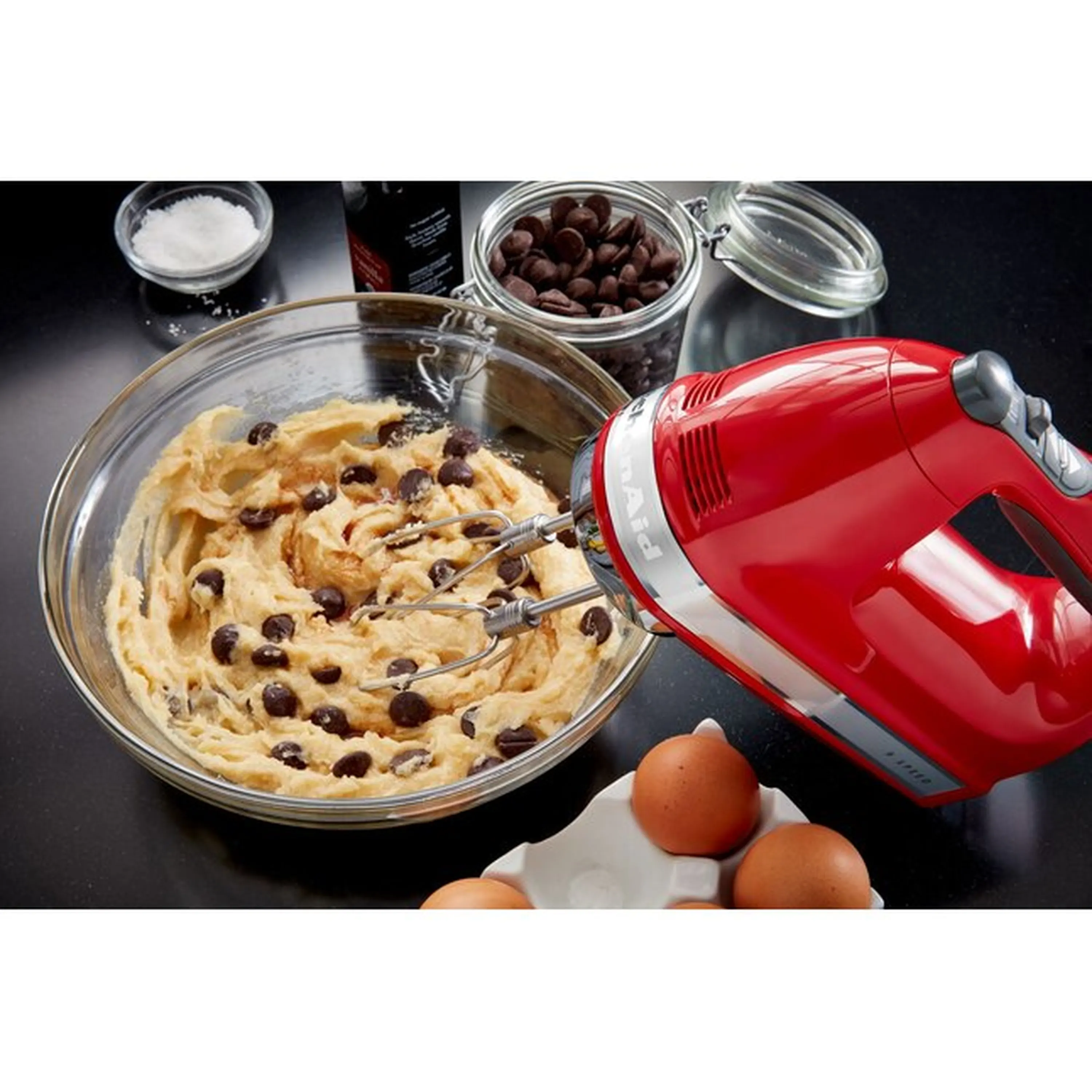 KitchenAid 7-Speed Hand Mixer - Stainless Steel Turbo Beater (KHM7210ER) - Image 3
