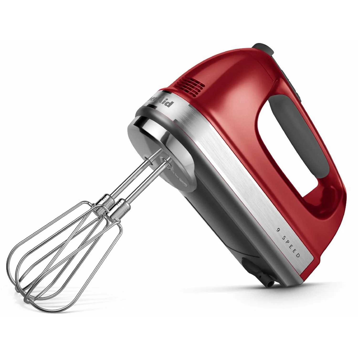 KitchenAid 9-Speed Digital Hand Mixer with Turbo Beater II Accessories in Red, Candy Apple (KHM926CA) - Image 2