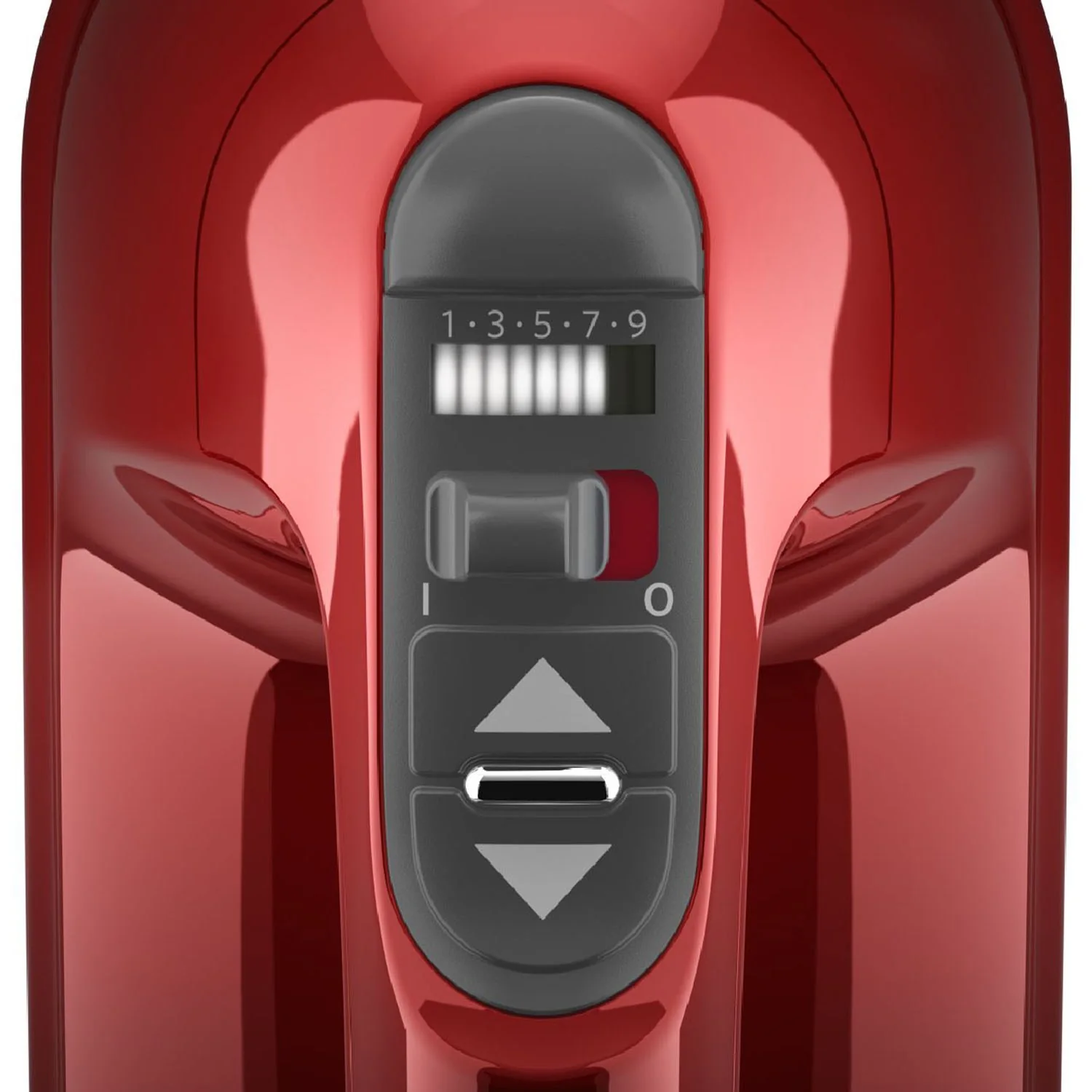 KitchenAid 9-Speed Digital Hand Mixer with Turbo Beater II Accessories in Red, Candy Apple (KHM926CA) - Image 3
