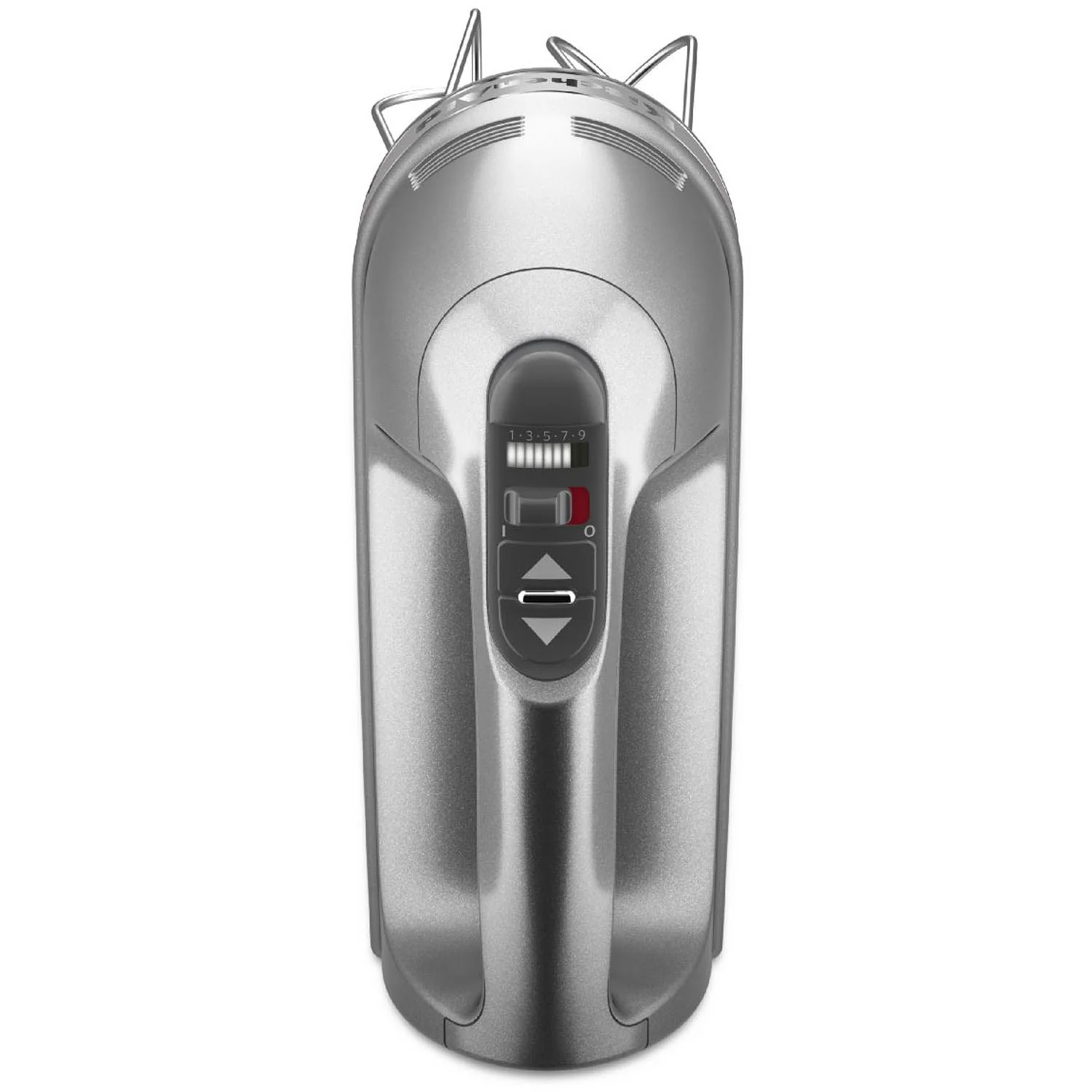 KitchenAid 9-Speed Digital Hand Mixer w/Turbo Beater II Accessories in Contour Silver (KHM926CU) - Image 3