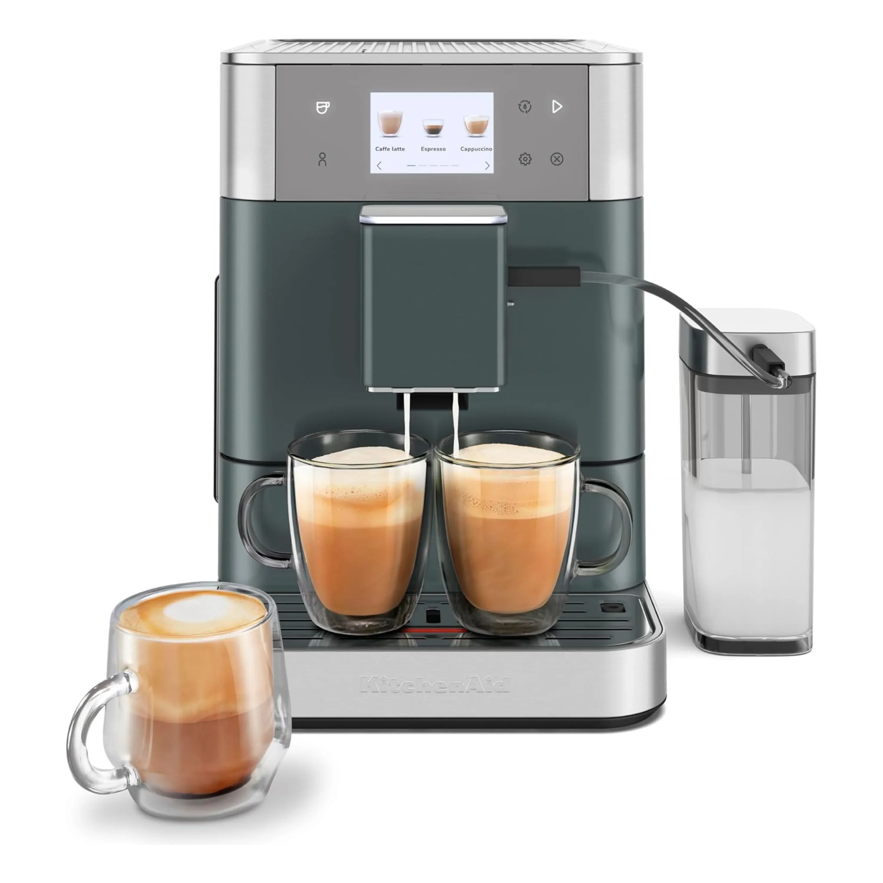 KitchenAid Fully Automatic Espresso Machine KF7 with Milk Container in Juniper (KES8557JP) - Image 4