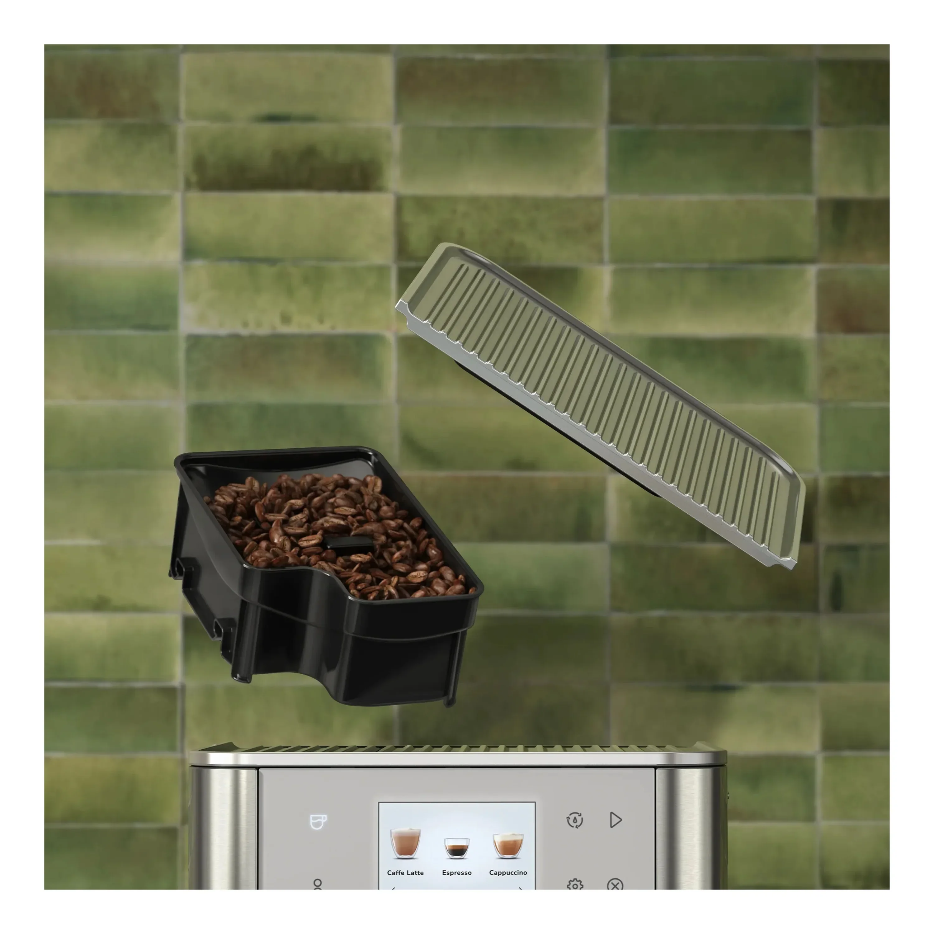 KitchenAid Fully Automatic Espresso Machine KF7 with Milk Container in Juniper (KES8557JP) - Image 7