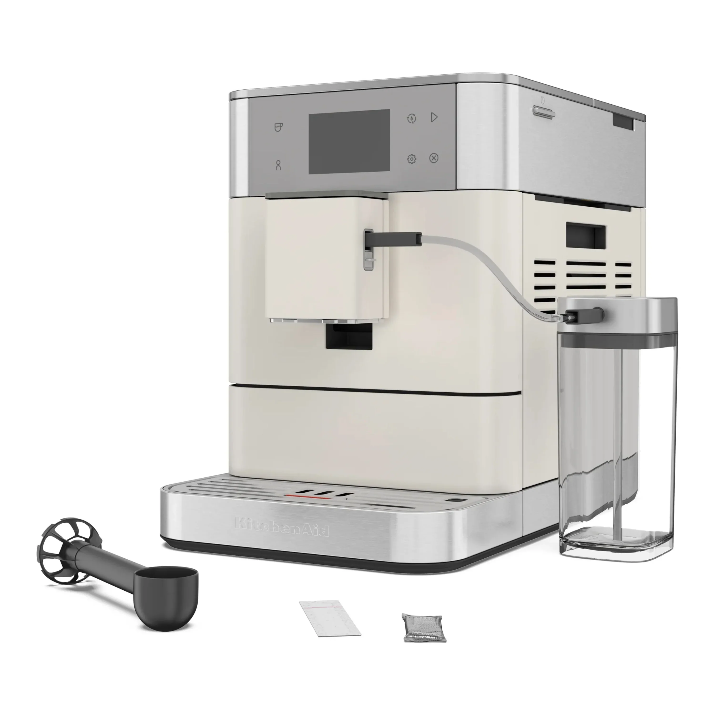 KitchenAid Fully Automatic Espresso Machine KF7 with Milk Container in Porcelain White (KES8557PL) - Image 8