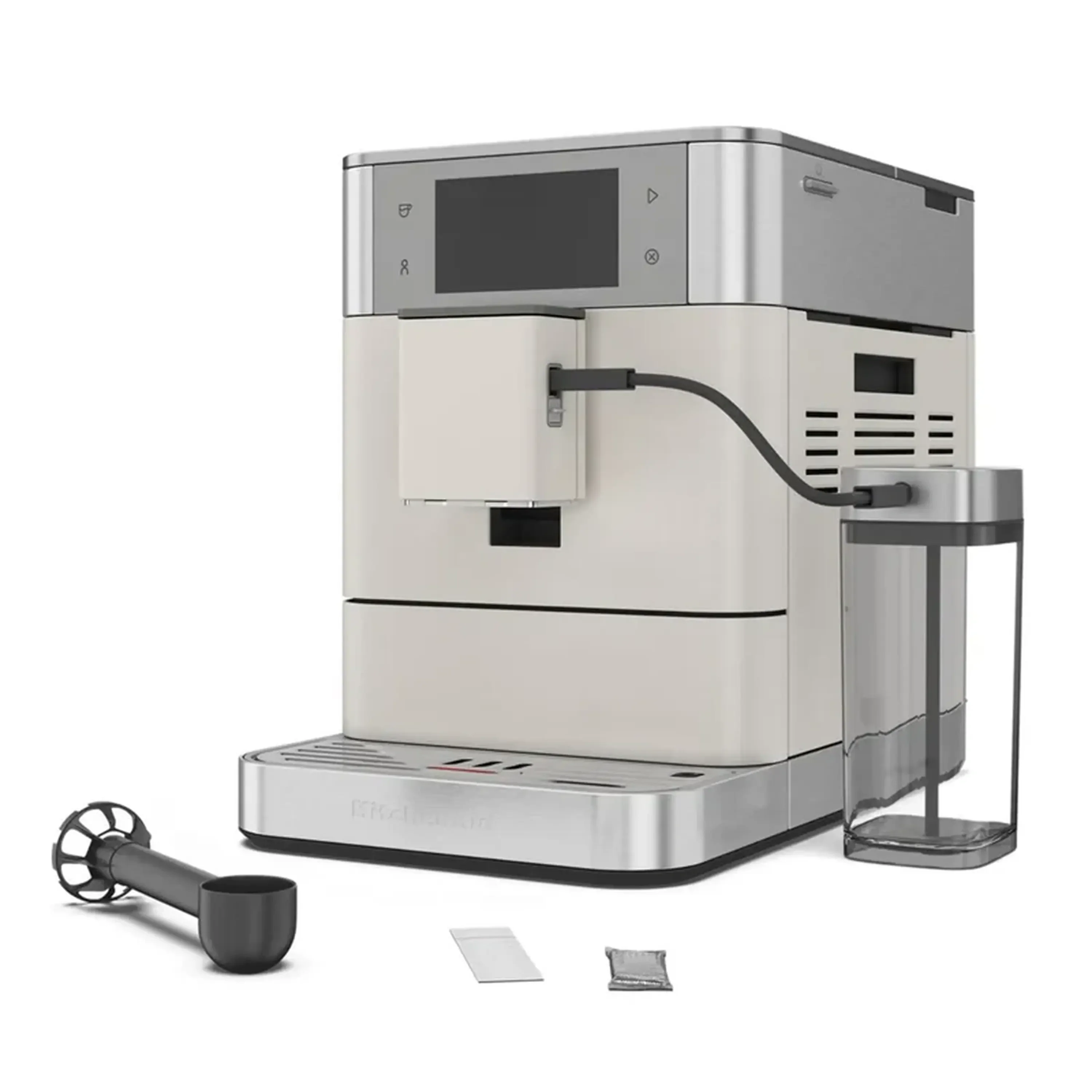 KitchenAid Fully Automatic Espresso Machine KF8 with Milk Container in Porcelain White (KES8558PL) - Image 2