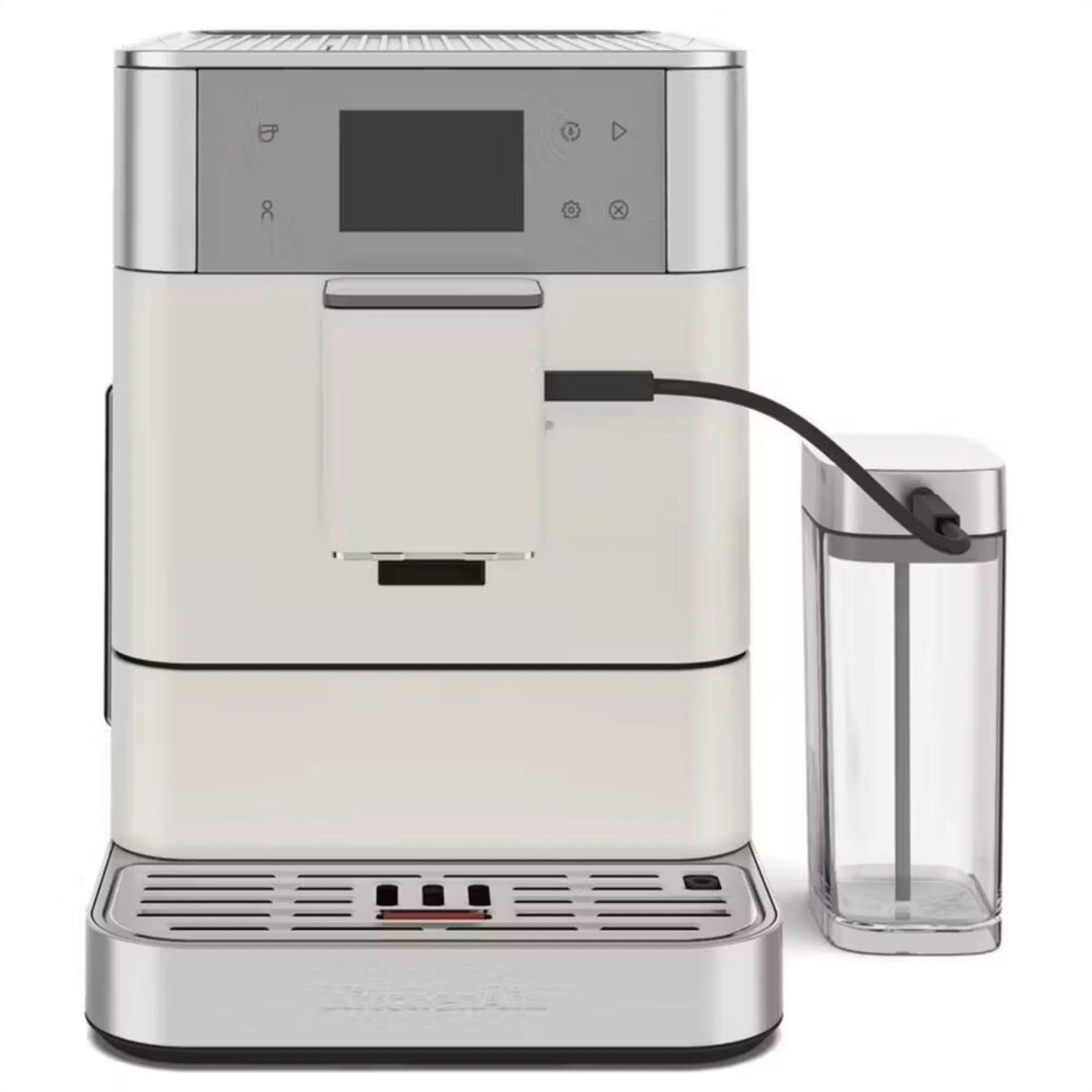 KitchenAid Fully Automatic Espresso Machine KF8 with Milk Container in Porcelain White (KES8558PL) - Image 3