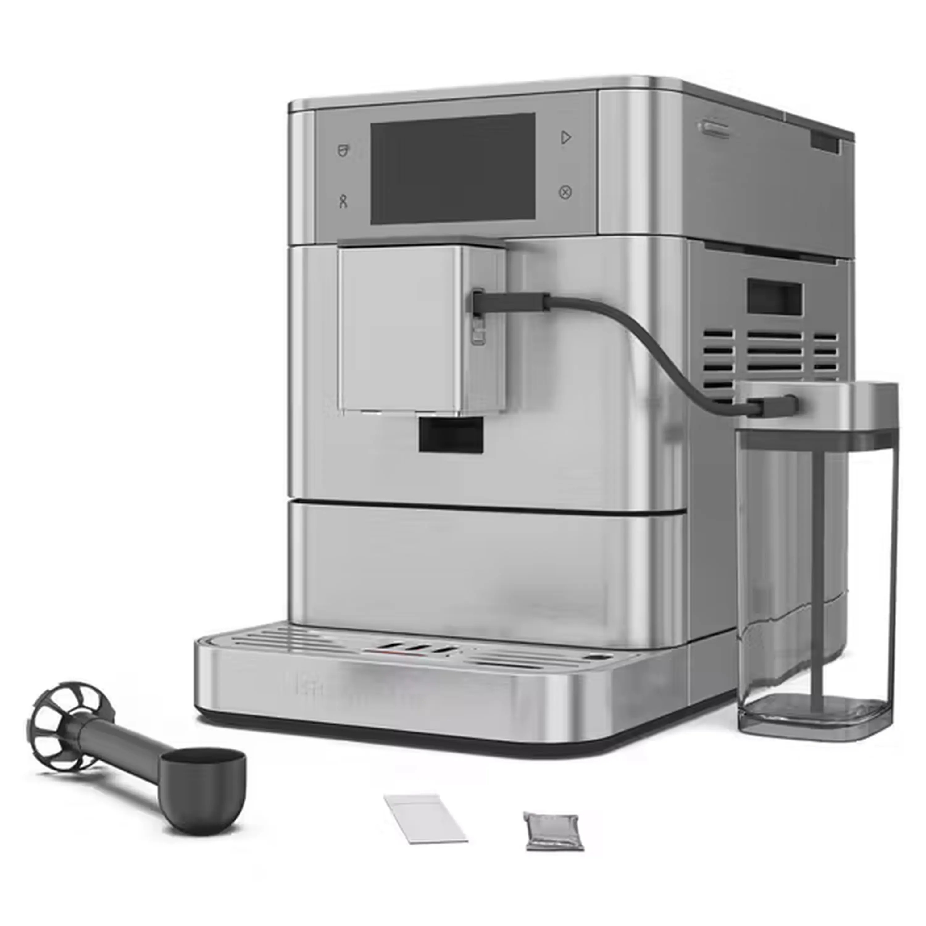 KitchenAid Fully Automatic Espresso Machine KF8 with Milk Container in Stainless Steel (KES8558SX) - Image 7