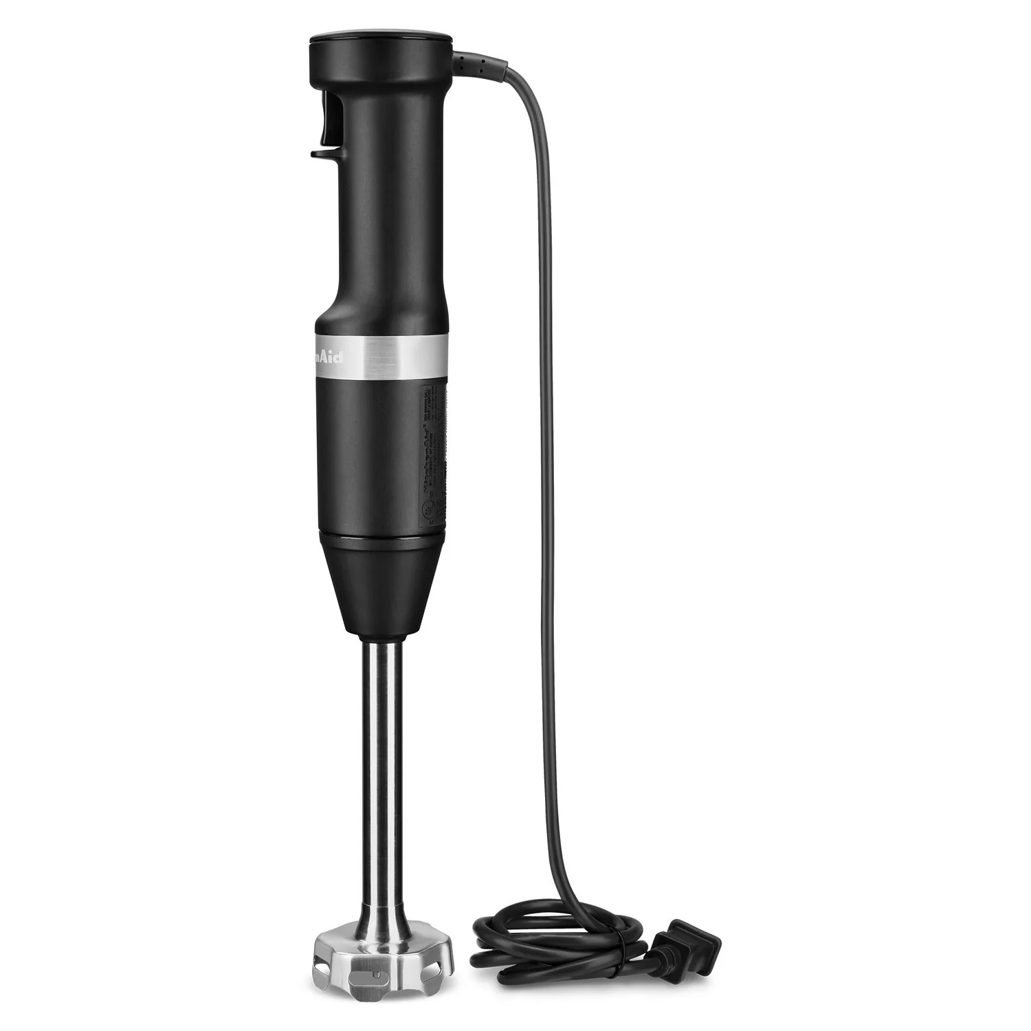 KitchenAid Immersion Blender Corded Variable Speed Trigger, Blending Jar W/Lid in Black Matte (KHBV83BM) - Image 3