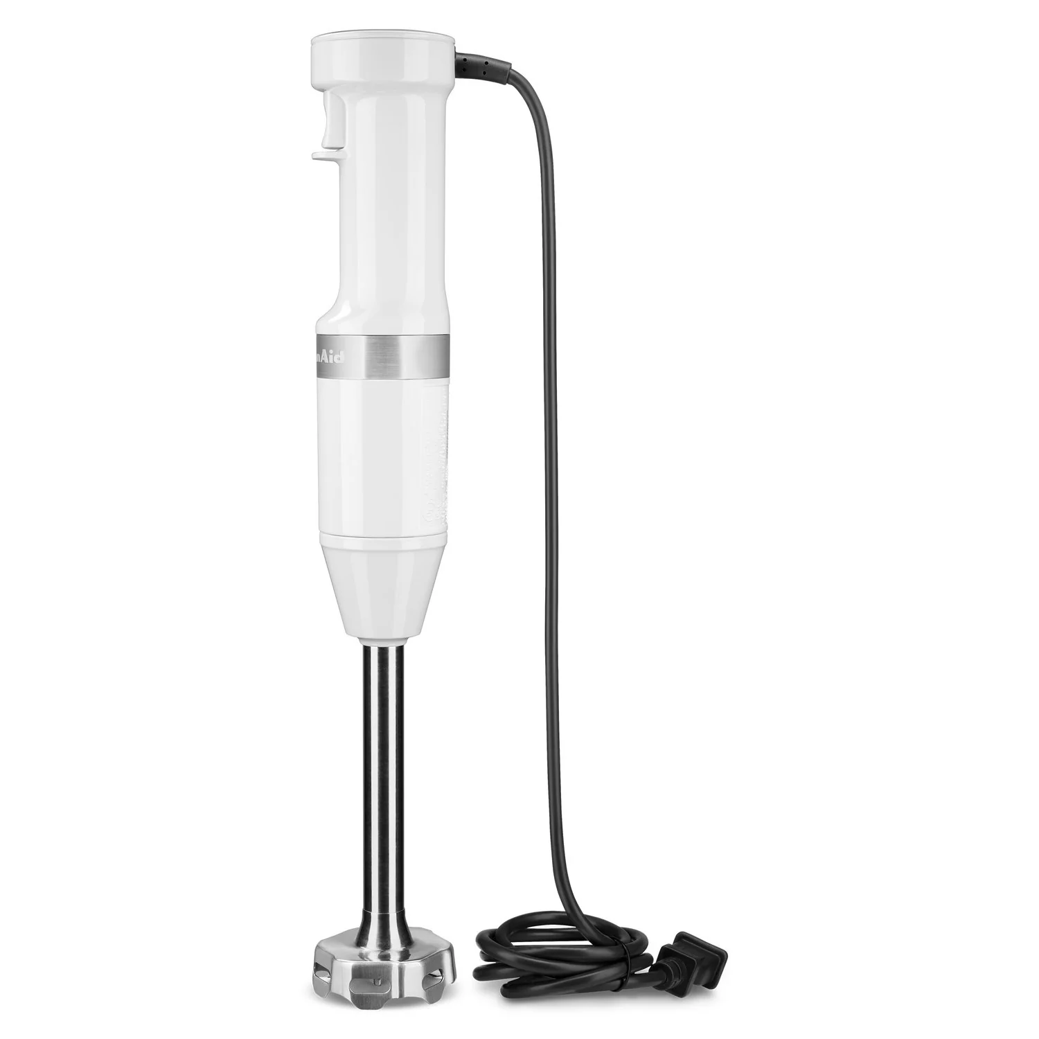 KitchenAid Immersion Blender Corded Variable Speed Trigger, Blending Jar W/Lid in White (KHBV83WH) - Image 2