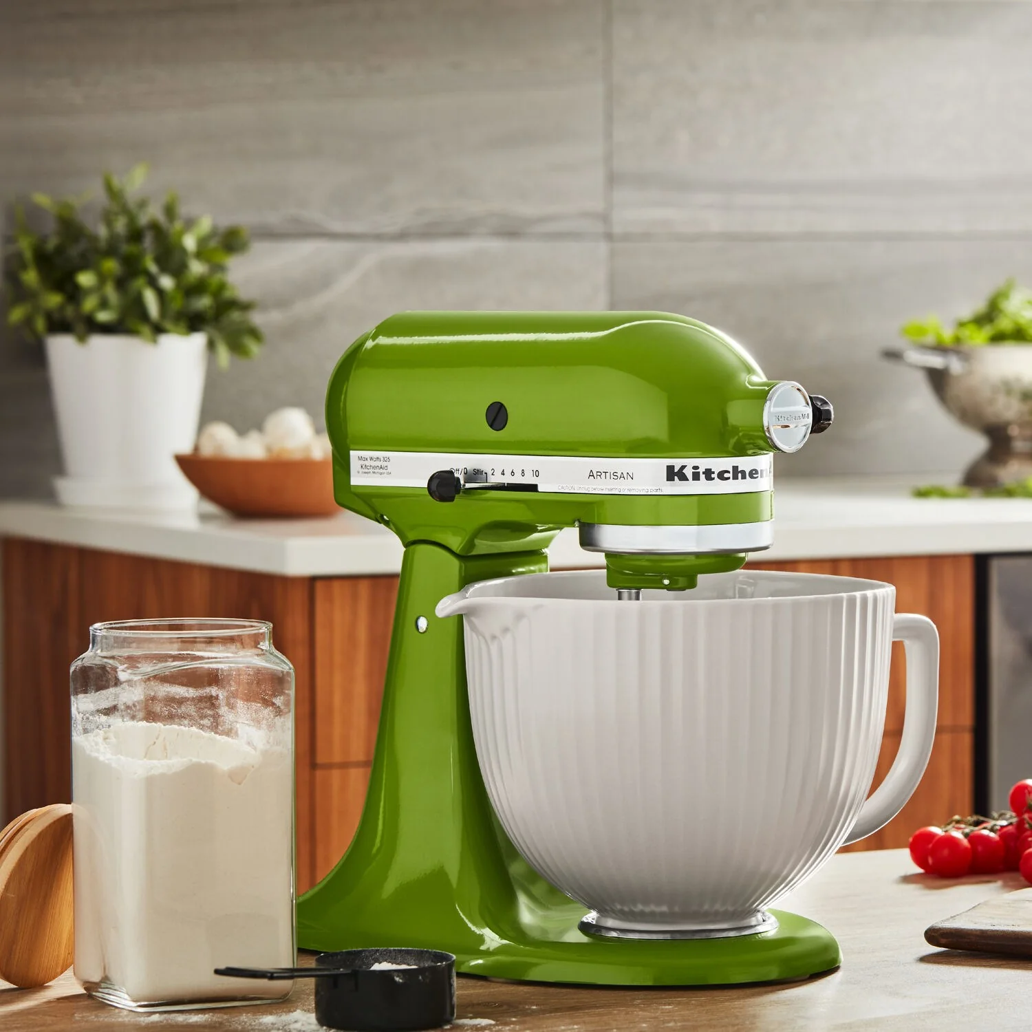 KitchenAid Artisan 5-Quart Tilt-Head Stand Mixer in Matcha (KSM150PSMA) - Image 4
