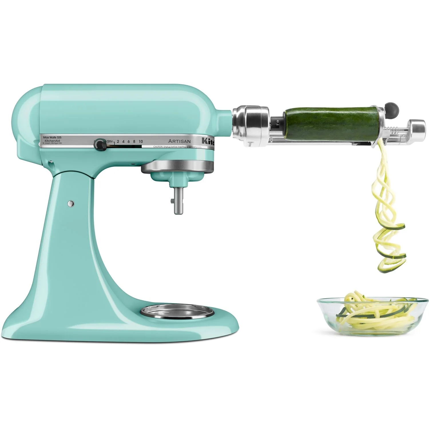 KitchenAid Artisan 5-Quart Tilt-Head Stand Mixer in Mineral Water Blue (KSM150PSMI) - Image 6