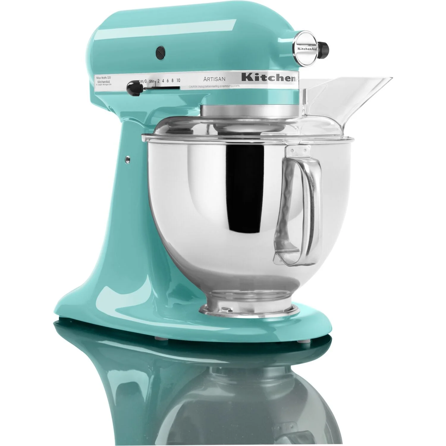 KitchenAid Artisan 5-Quart Tilt-Head Stand Mixer in Blue Aqua Sky (KSM150PSAQ) - Image 7