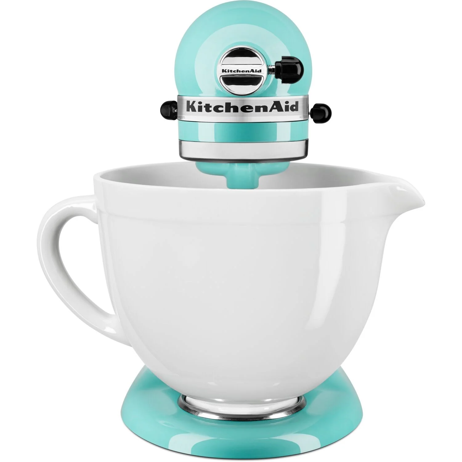 KitchenAid Artisan 5-Quart Tilt-Head Stand Mixer in Blue Aqua Sky (KSM150PSAQ) - Image 9