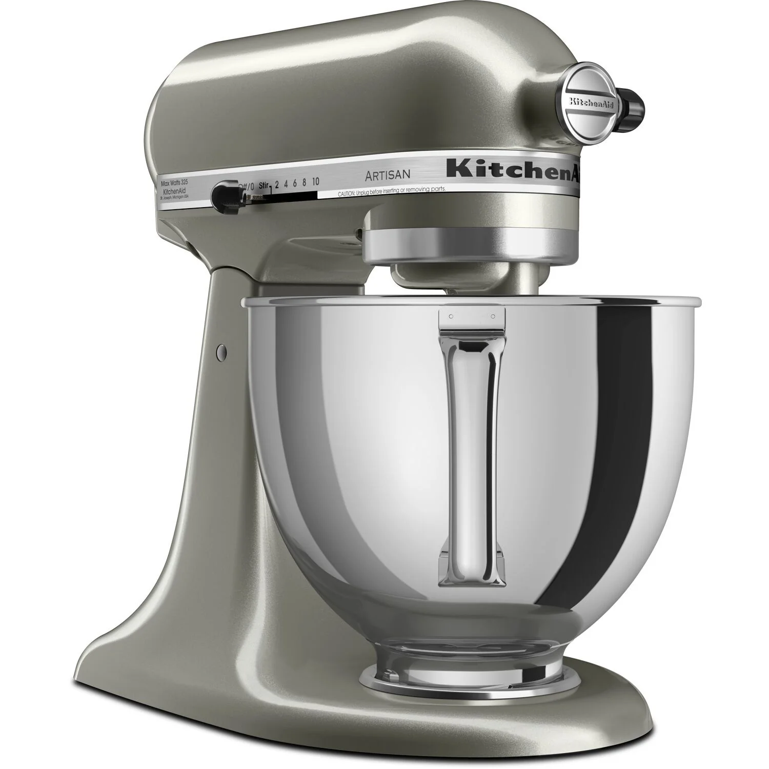 KitchenAid Artisan 5-Quart Tilt-Head Stand Mixer in Contour Silver (KSM150PSCU) - Image 6