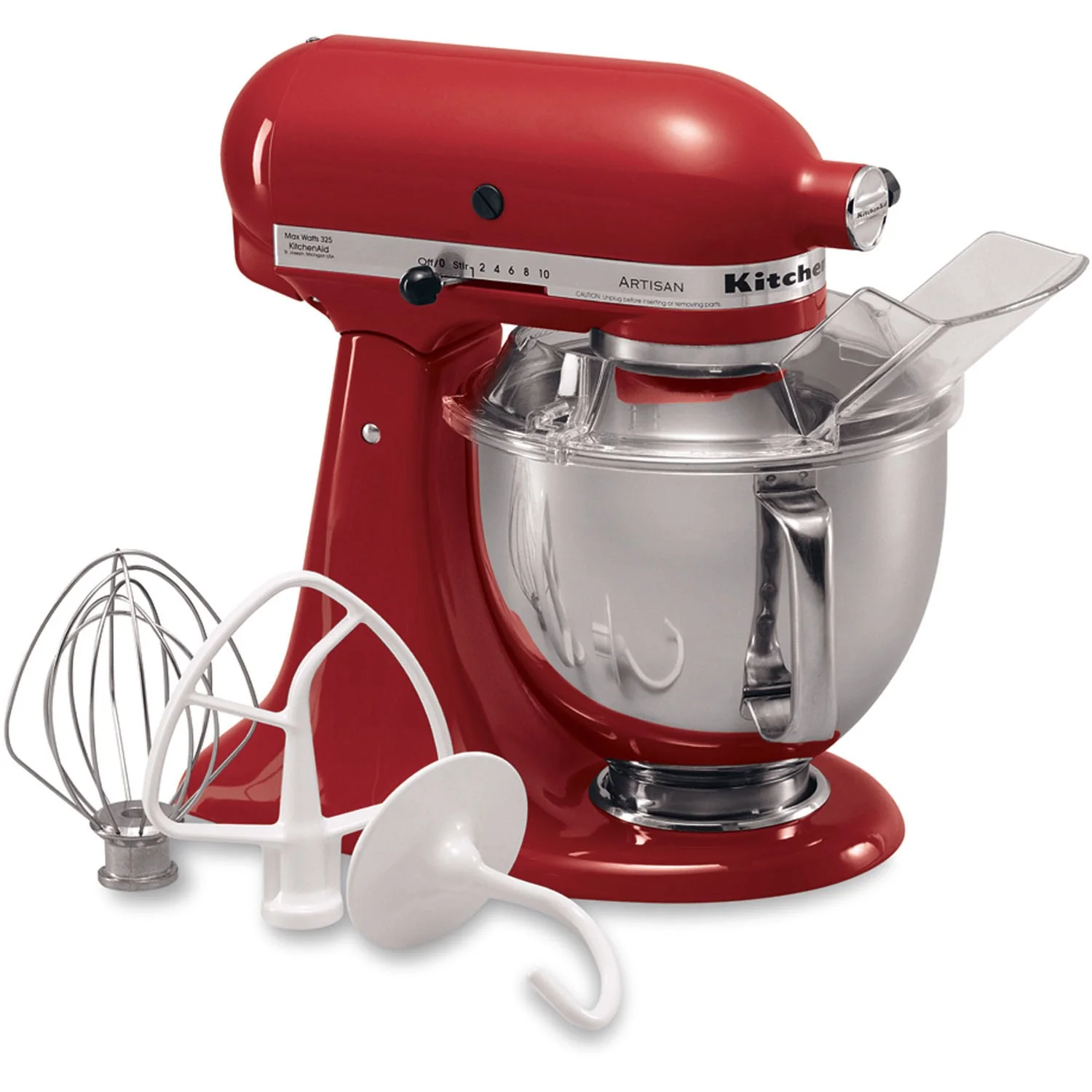 KitchenAid Artisan 5 Quart Tilt-Head Stand Mixer in Empire Red (KSM150PSER) - Image 10