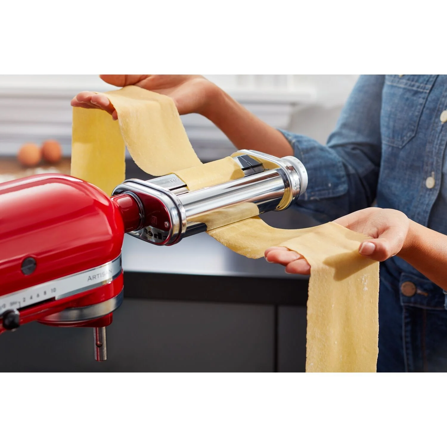 KitchenAid Artisan 5 Quart Tilt-Head Stand Mixer in Empire Red (KSM150PSER) - Image 5