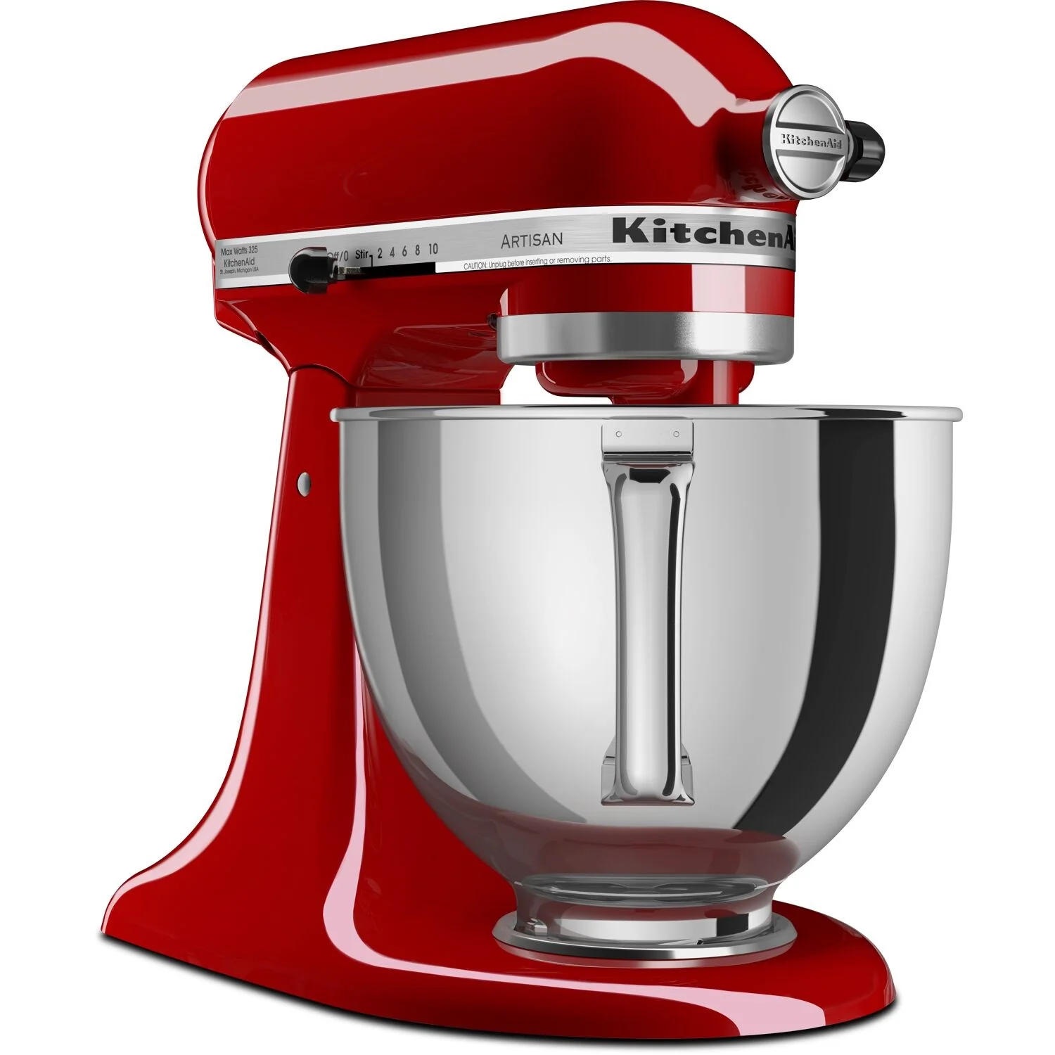 KitchenAid Artisan 5 Quart Tilt-Head Stand Mixer in Empire Red (KSM150PSER) - Image 7