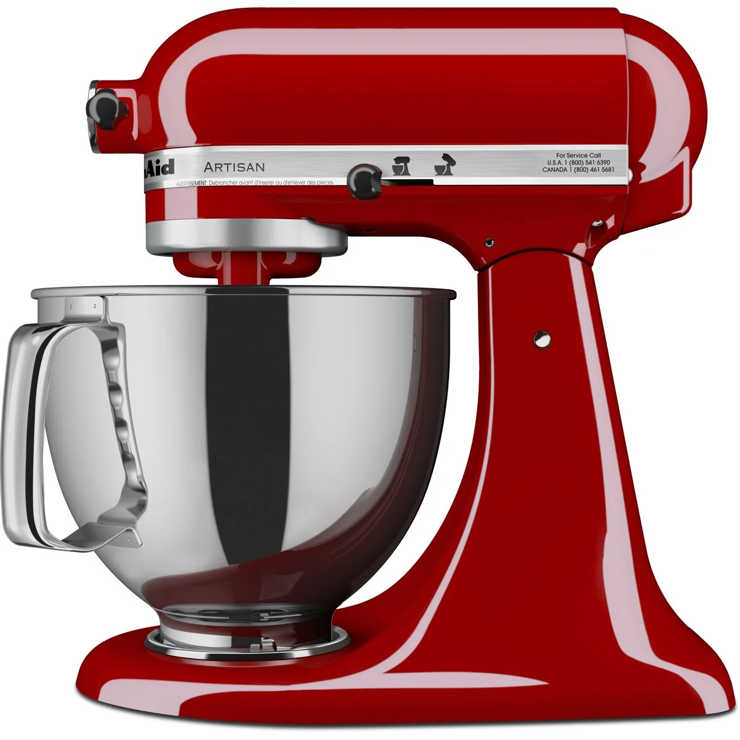 KitchenAid Artisan 5 Quart Tilt-Head Stand Mixer in Empire Red (KSM150PSER) - Image 8