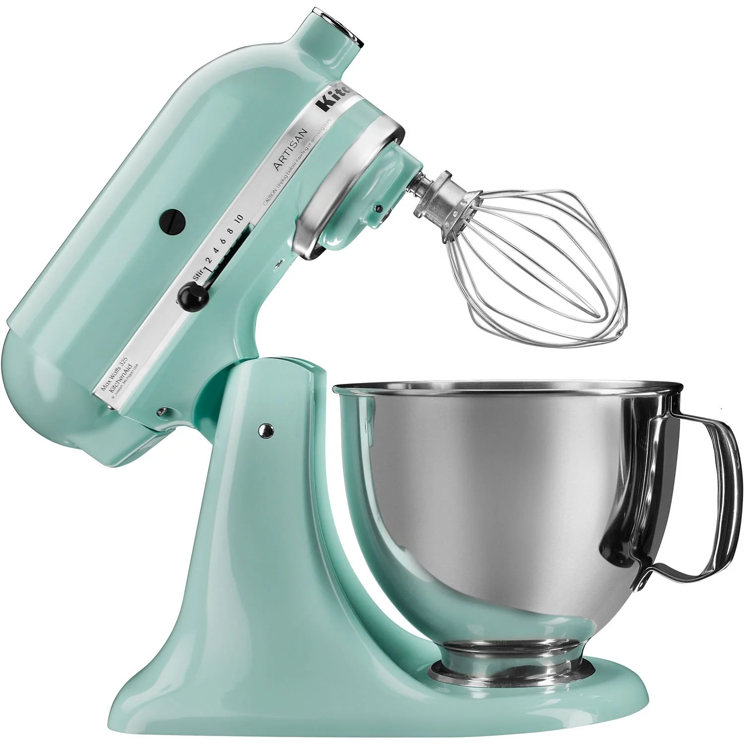 KitchenAid Artisan 5-Quart Tilt-Head Stand Mixer in Ice Blue (KSM150PSIC) - Image 3