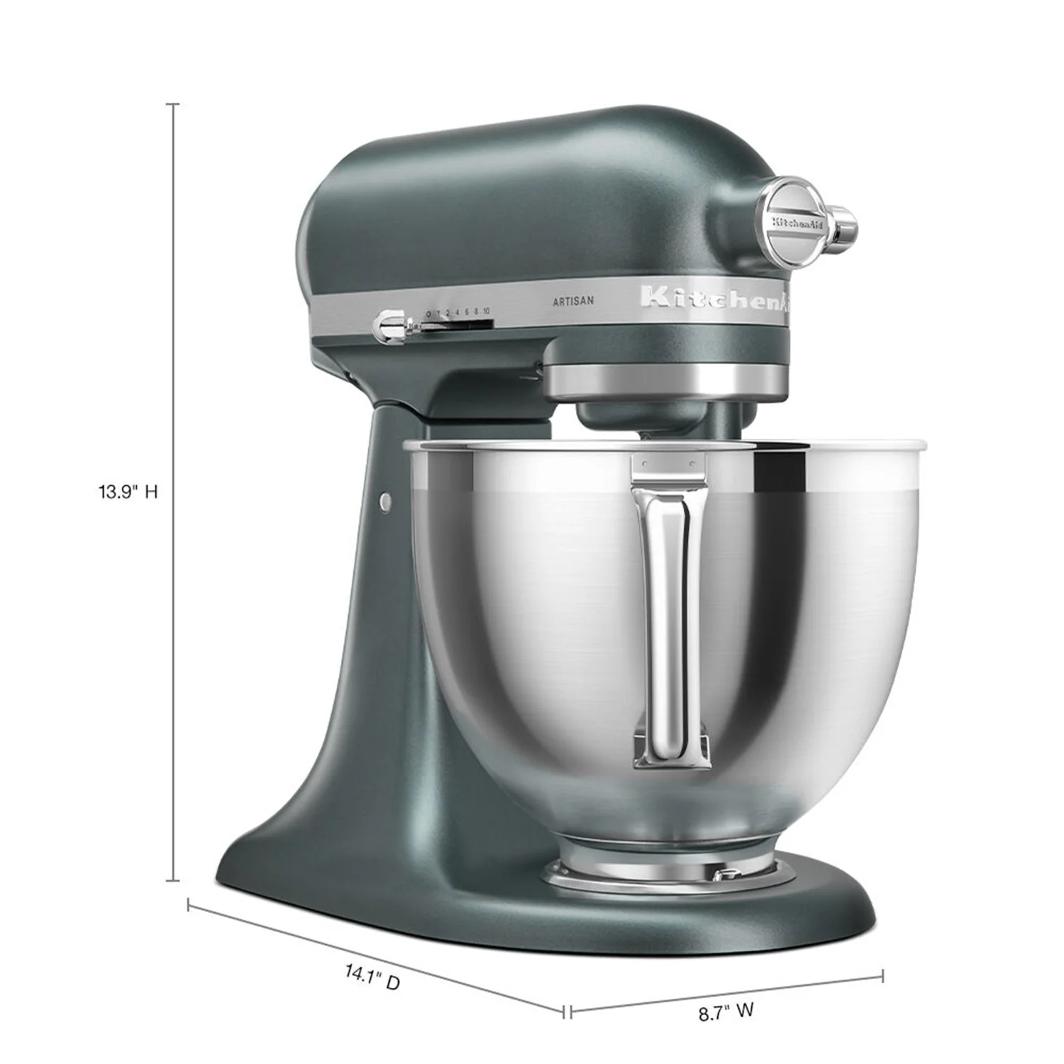 KitchenAid Artisan 5 Quart Tilt-Head Stand Mixer in Juniper (KSM150PSJP) - Image 6