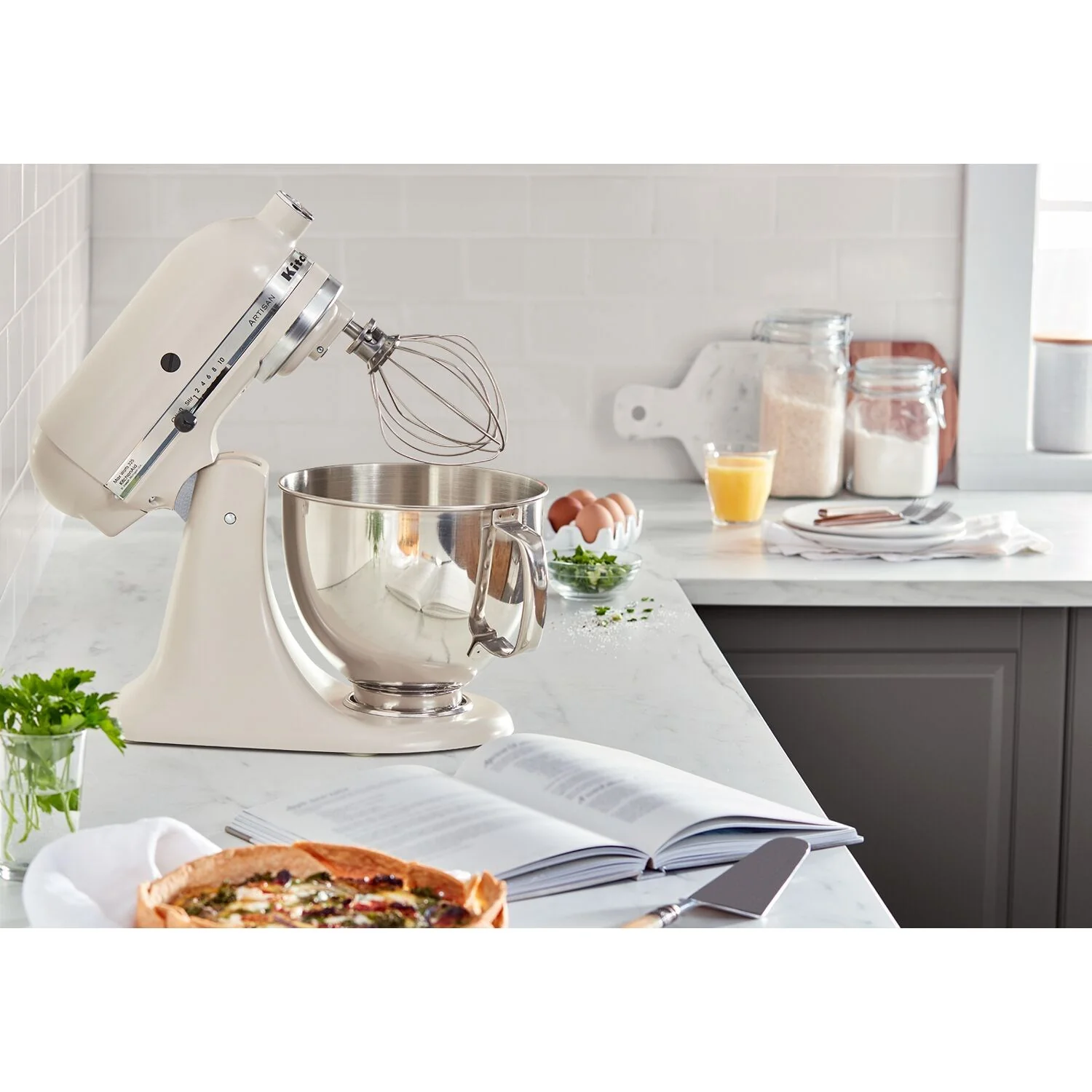 KitchenAid Artisan 5-Quart Tilt-Head Stand Mixer in Milkshake (KSM150PSMH) - Image 2