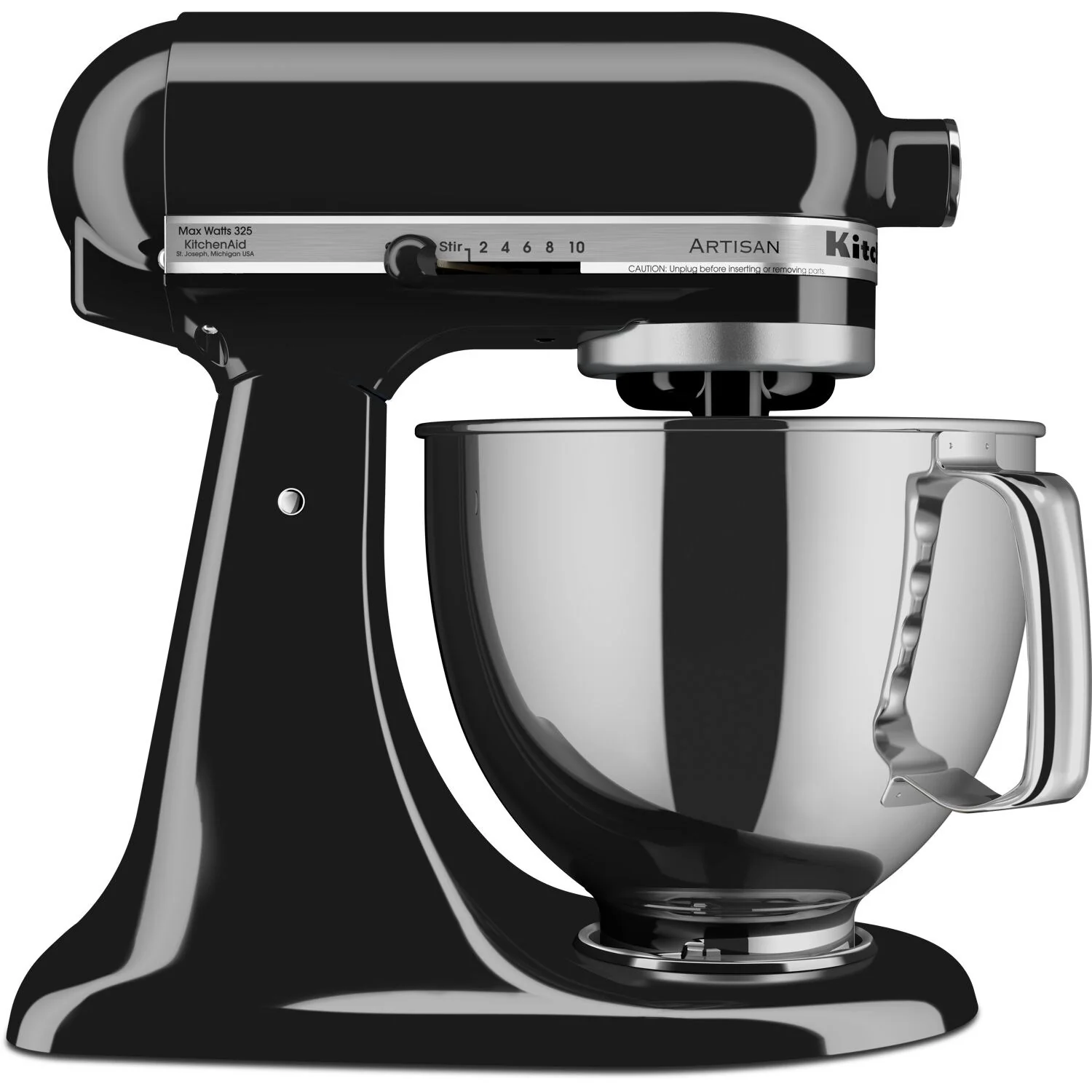 KitchenAid Artisan 5-Quart Tilt-Head Stand Mixer in Onyx Black (KSM150PSOB) - Image 6